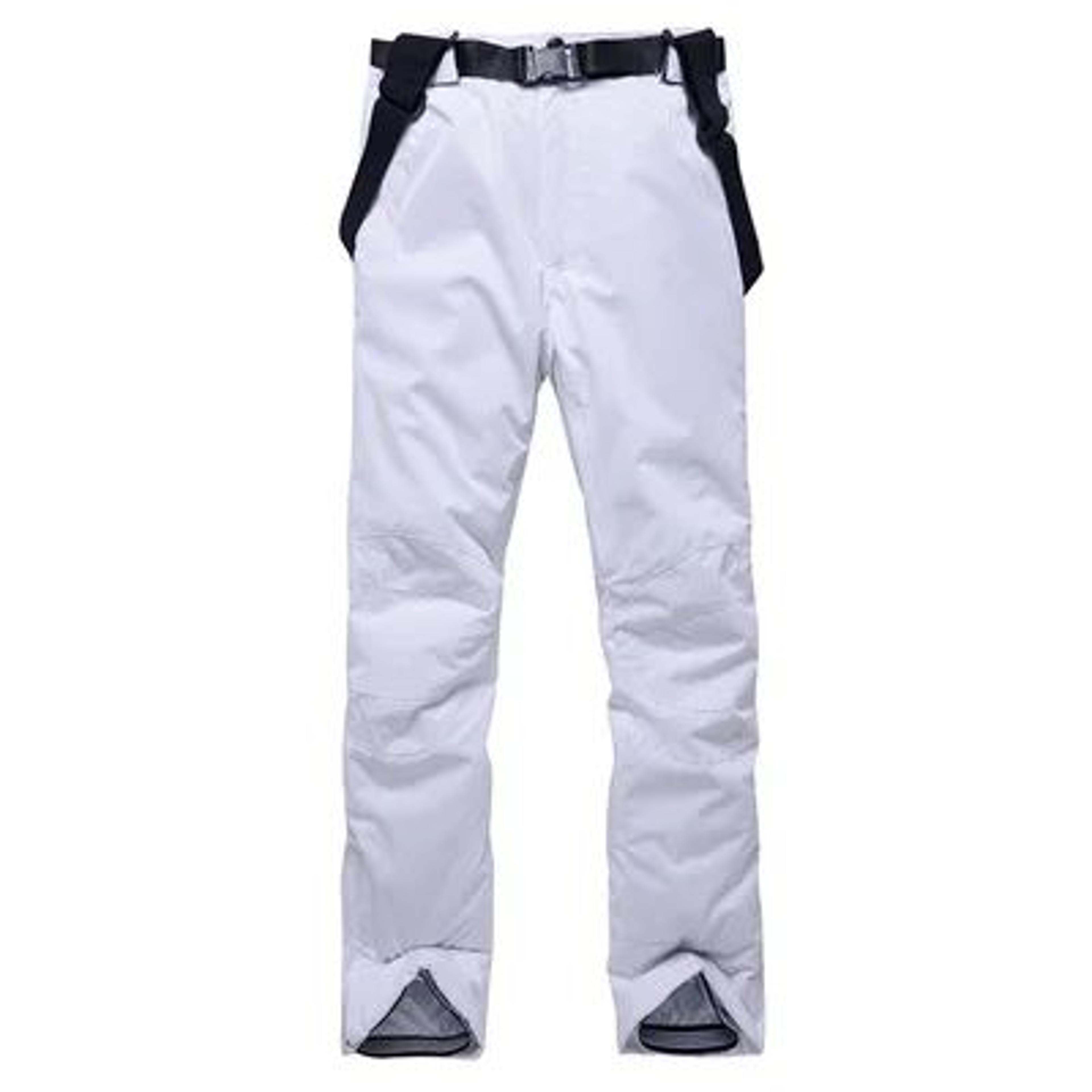 Unisex Waterproof Snowboard Ski Pants With Suspenders 17