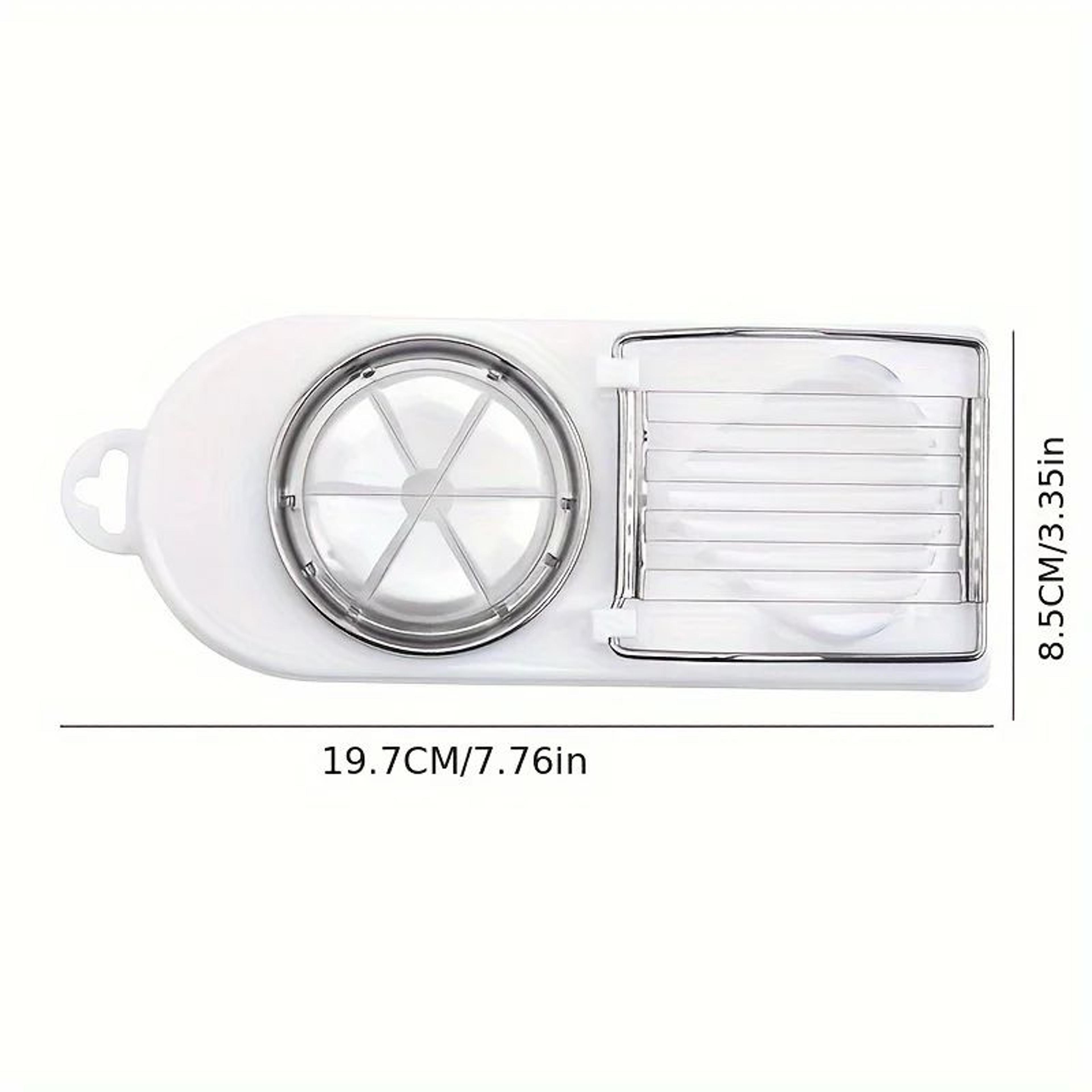 Multifunction Stainless Steel Egg Slicer 2 In 1 Egg Cutter 5