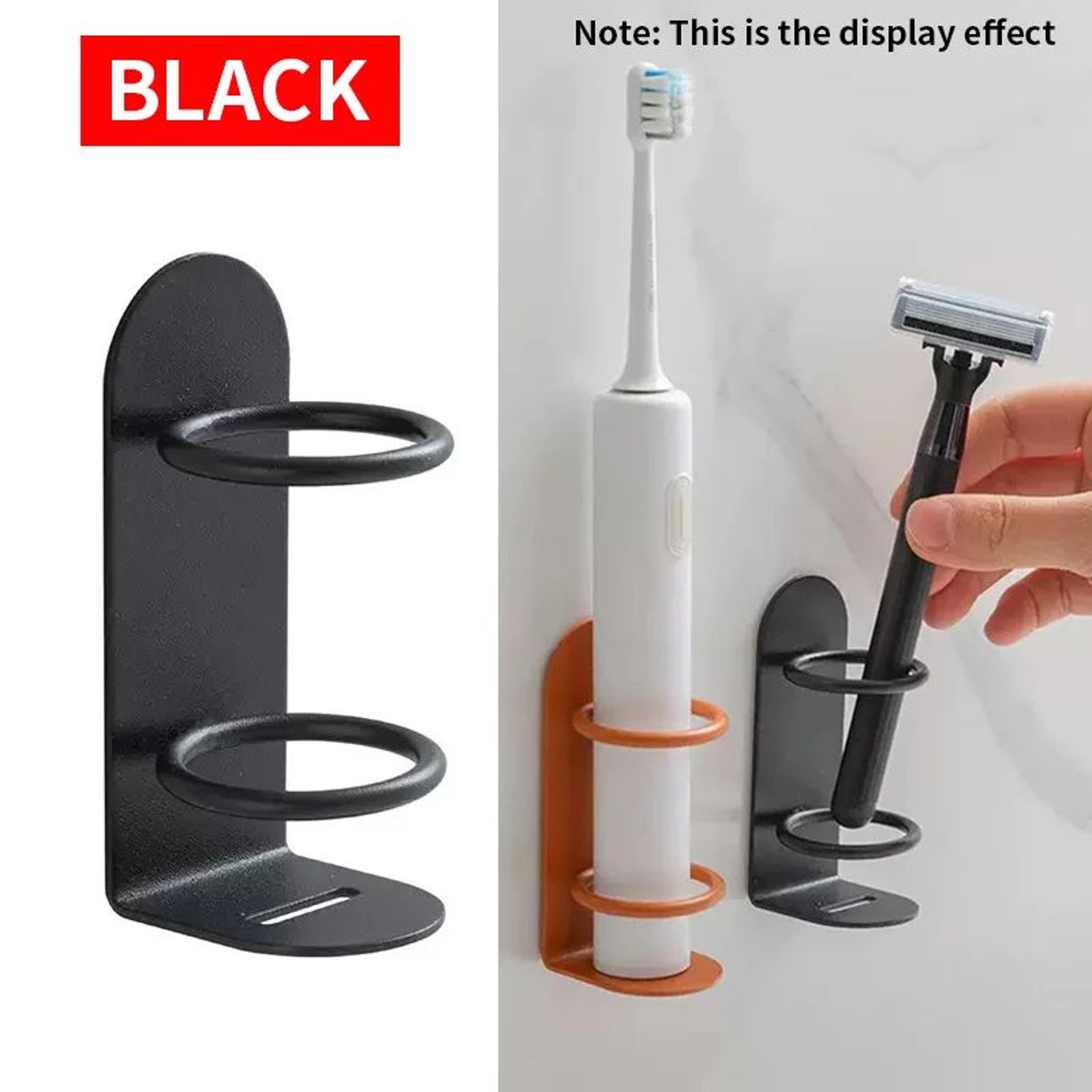 Wall Mounted Metal Toothbrush Holder No Drill Bathroom Rack 6