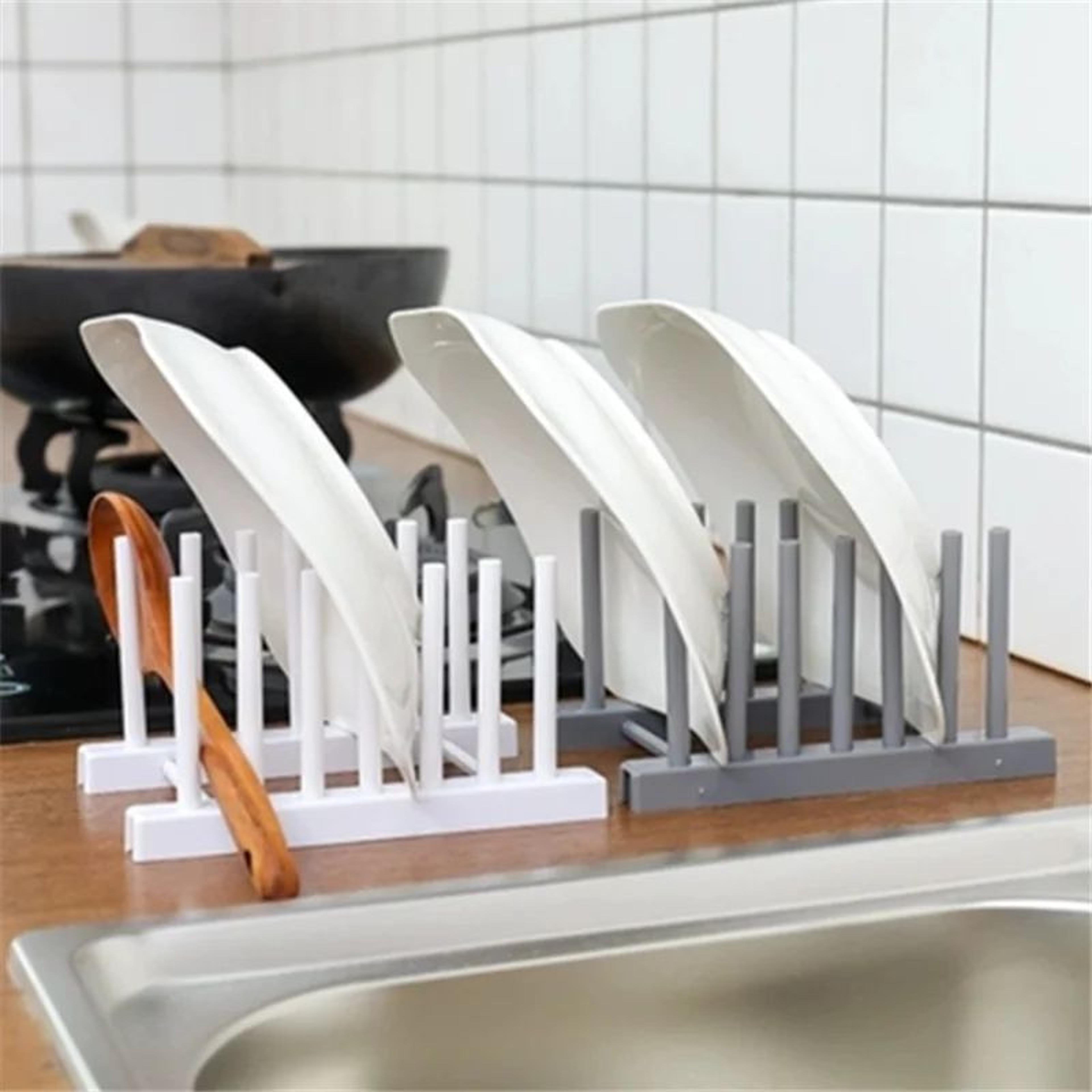 Plastic Dish Drying Rack Bowl And Plate Organizer 8