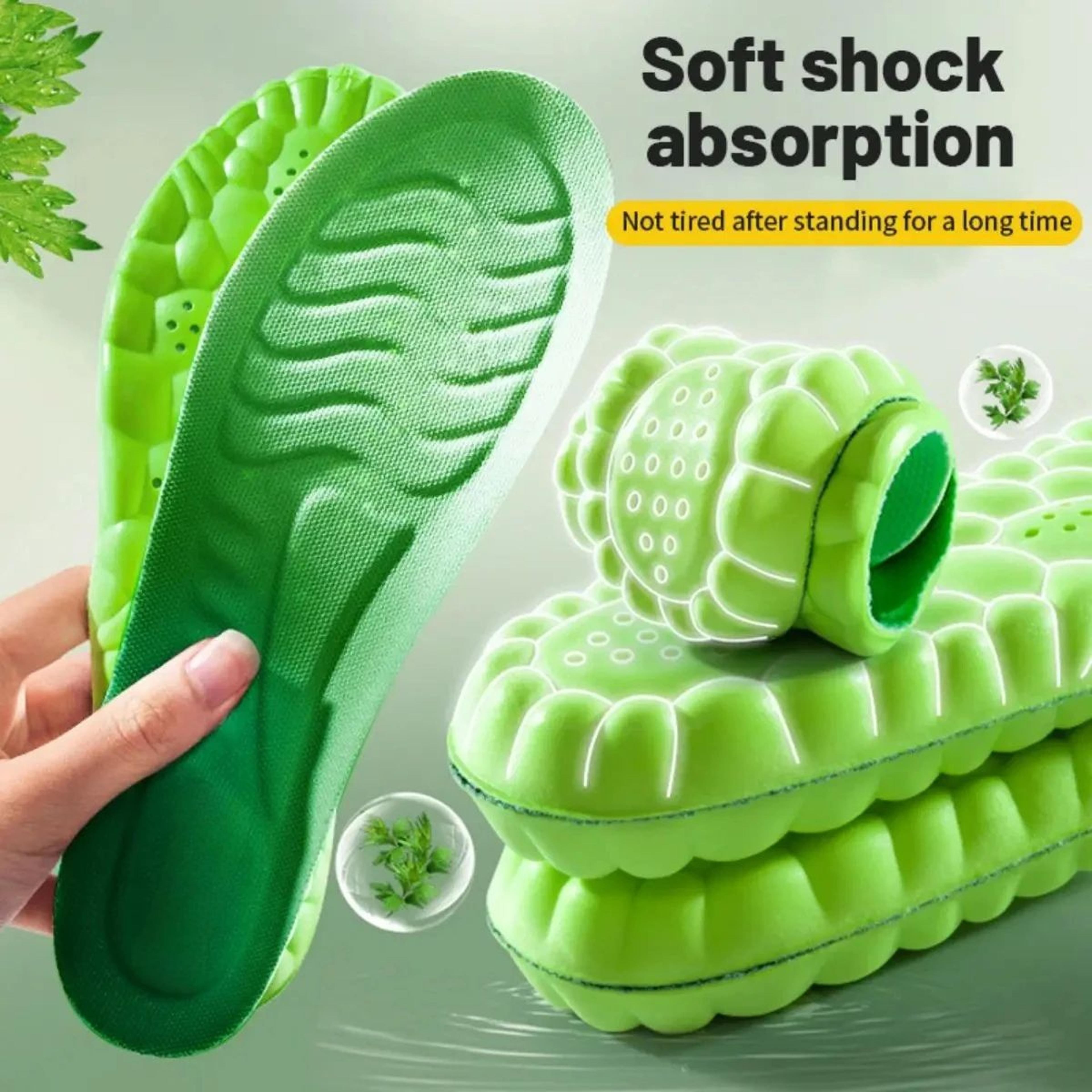 Sport Insoles Cushion PU Shock Absorbing Breathable Inserts 7