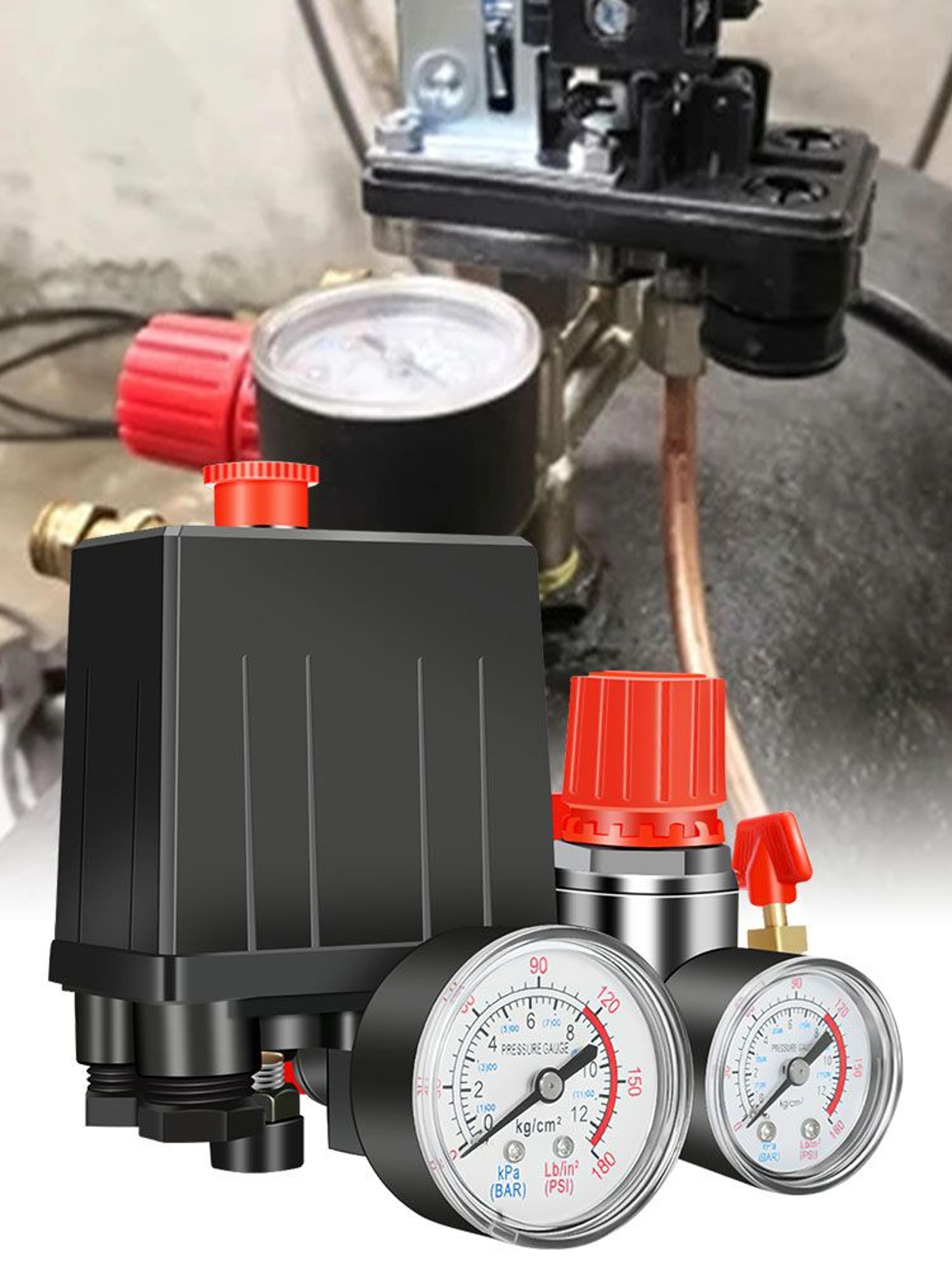 Air Compressor Pressure Switch 90 To 120 PSI Manifold Regulator Kit 7