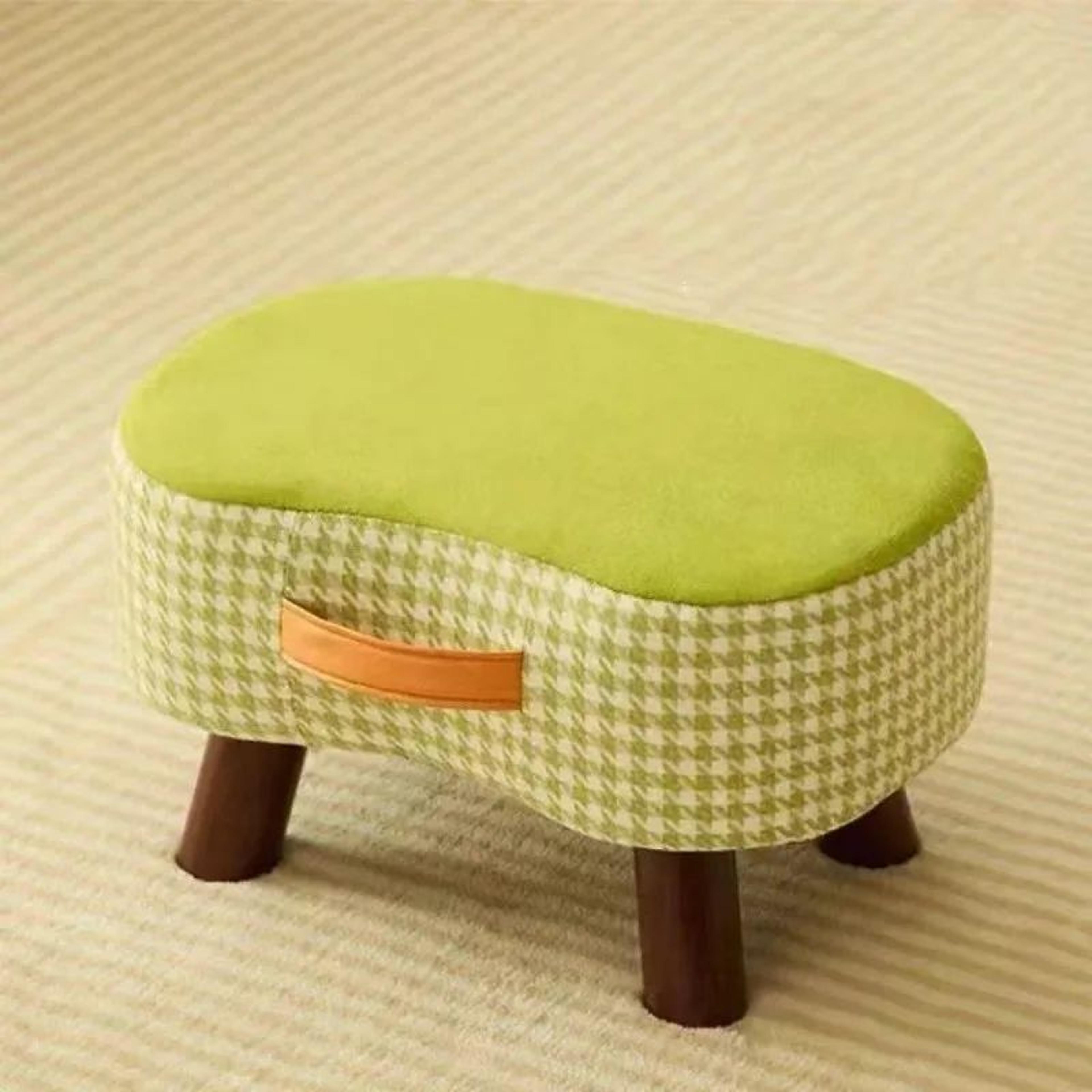 Soft Padded Small Stool Ottoman Footrest Chair 3