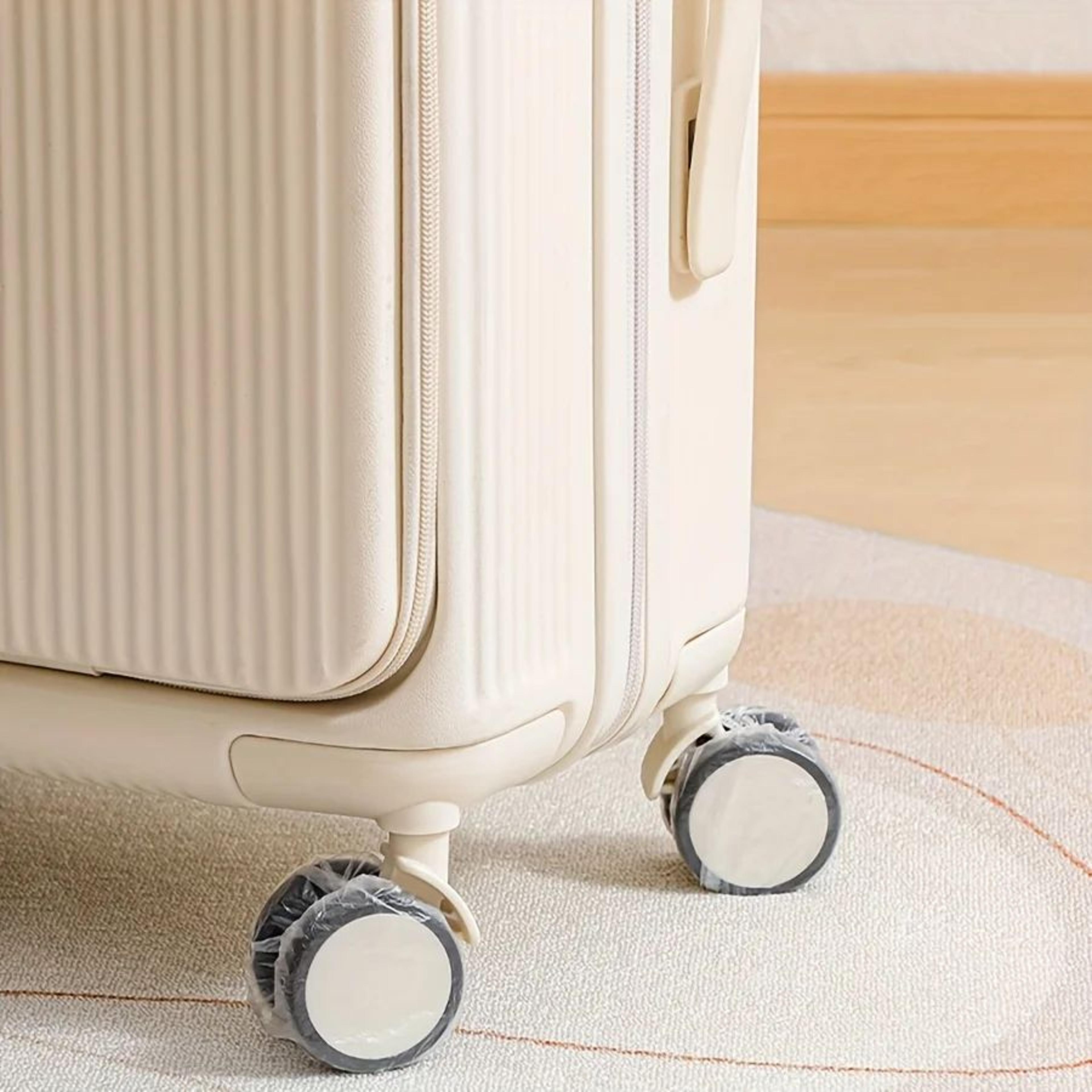 Disposable Luggage Wheel Covers Dustproof Suitcase Protectors Set 1