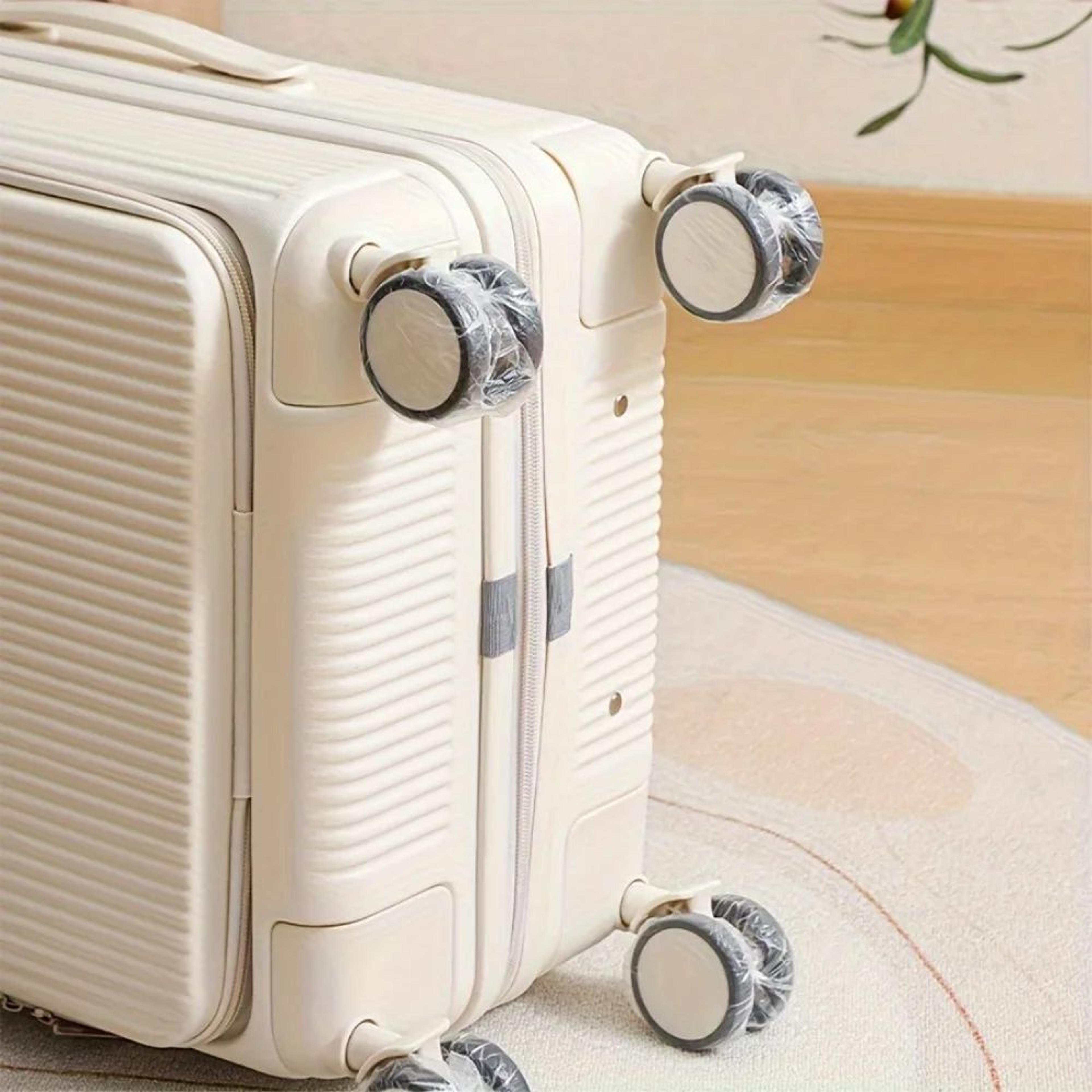 Disposable Luggage Wheel Covers Dustproof Suitcase Protectors Set 2