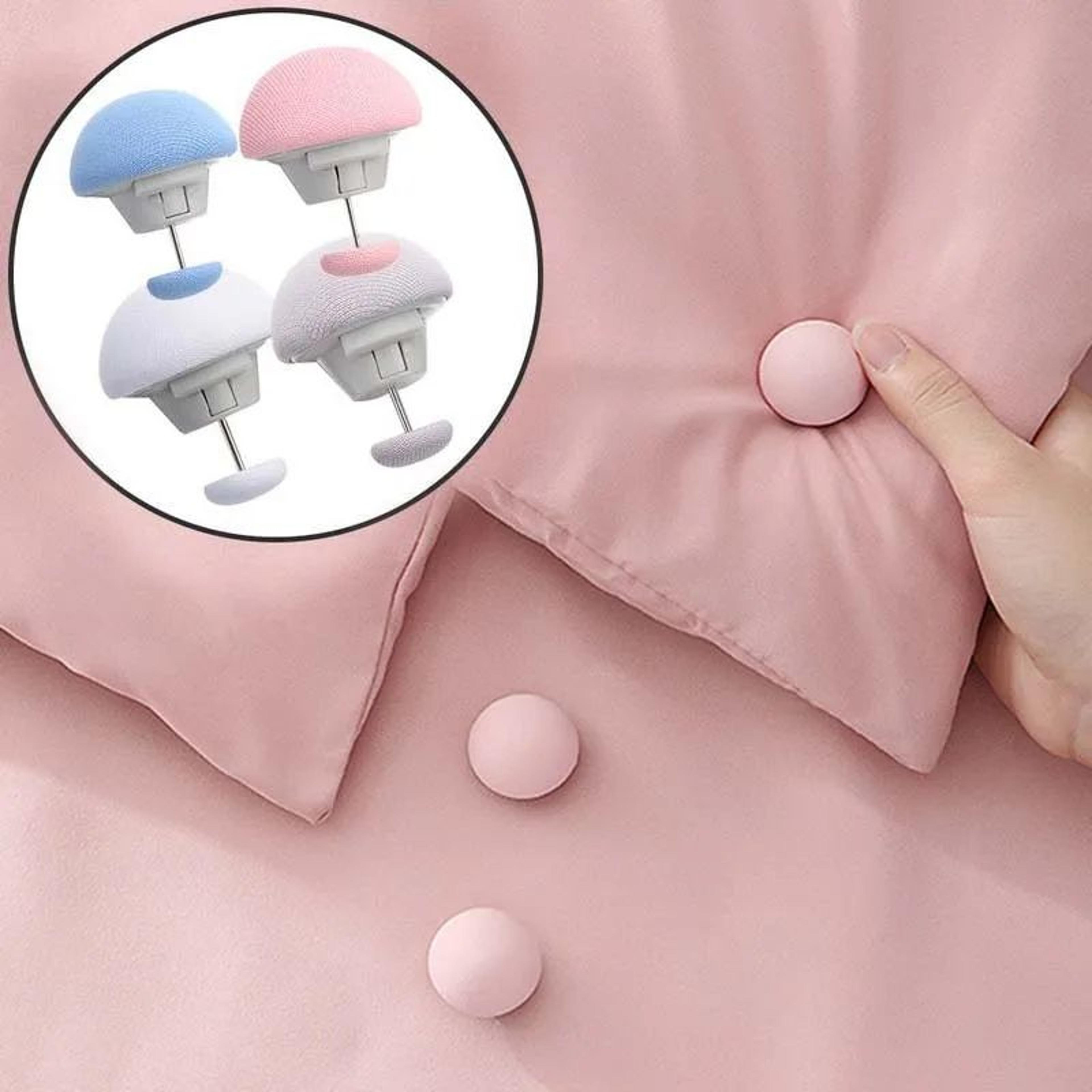 mushroom quilt clips non slip bed sheet fasteners set