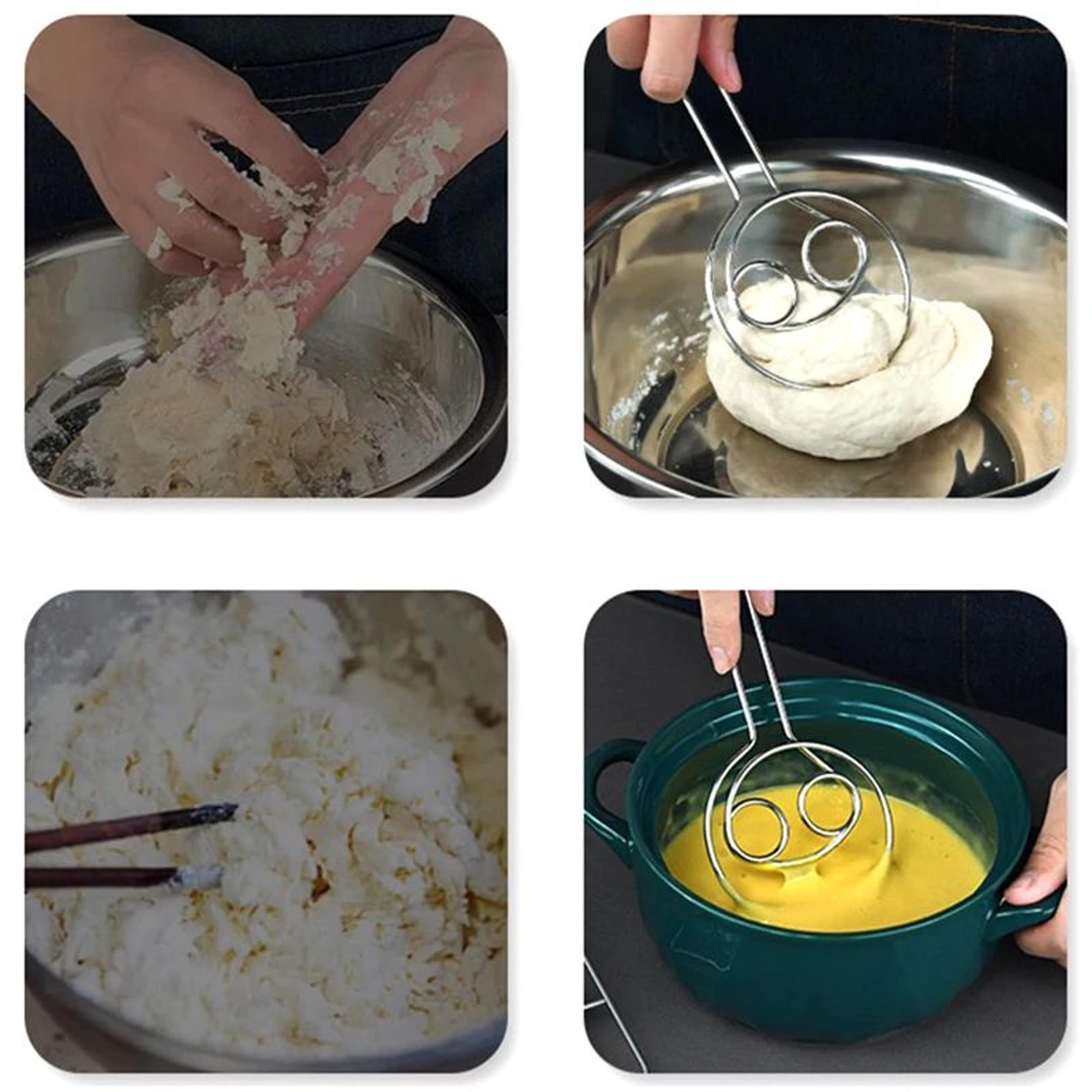 Stainless Steel Dough Whisk For Baking And Mixing 9