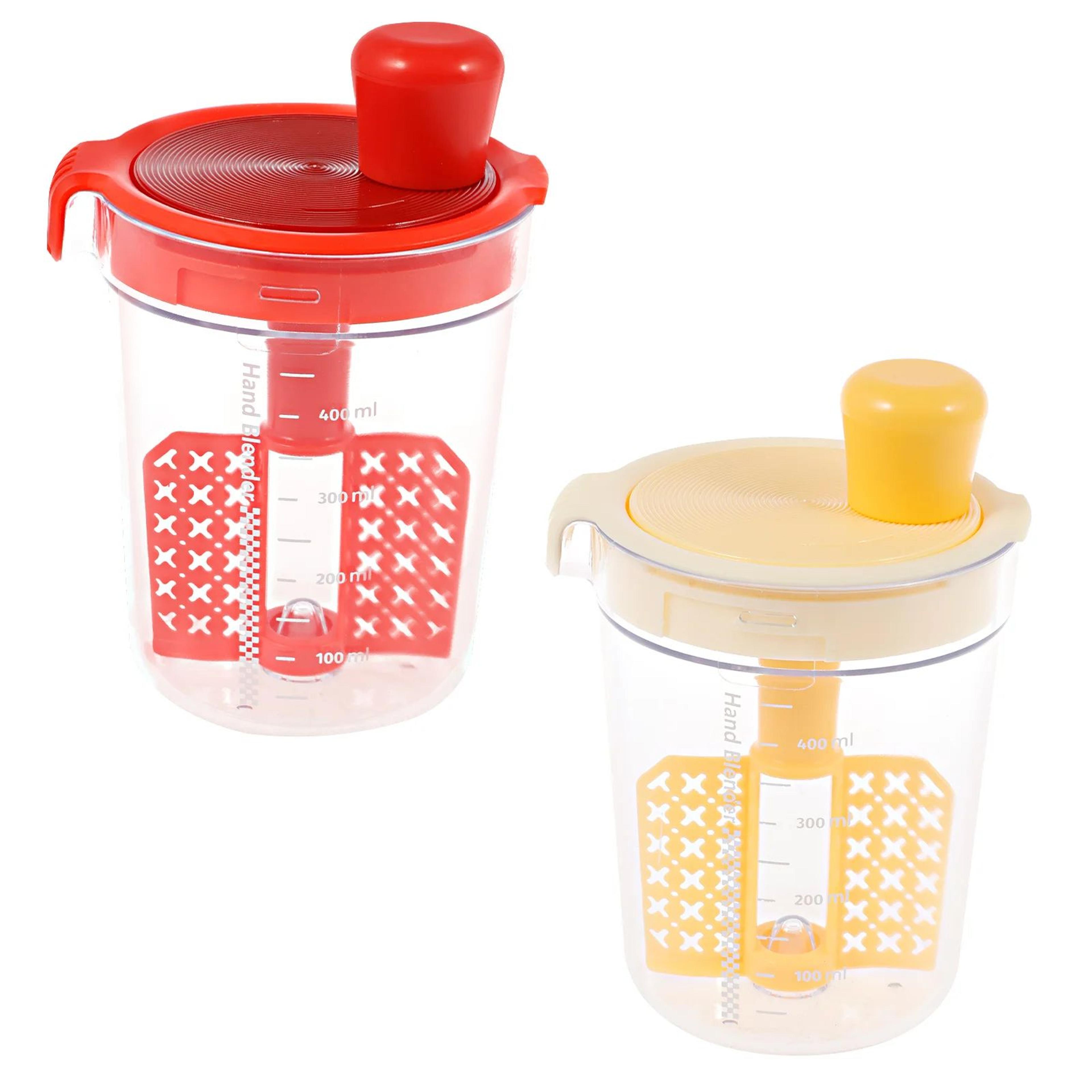 Manual Mixing Cup Bottle For Eggs And Salad Dressing 6