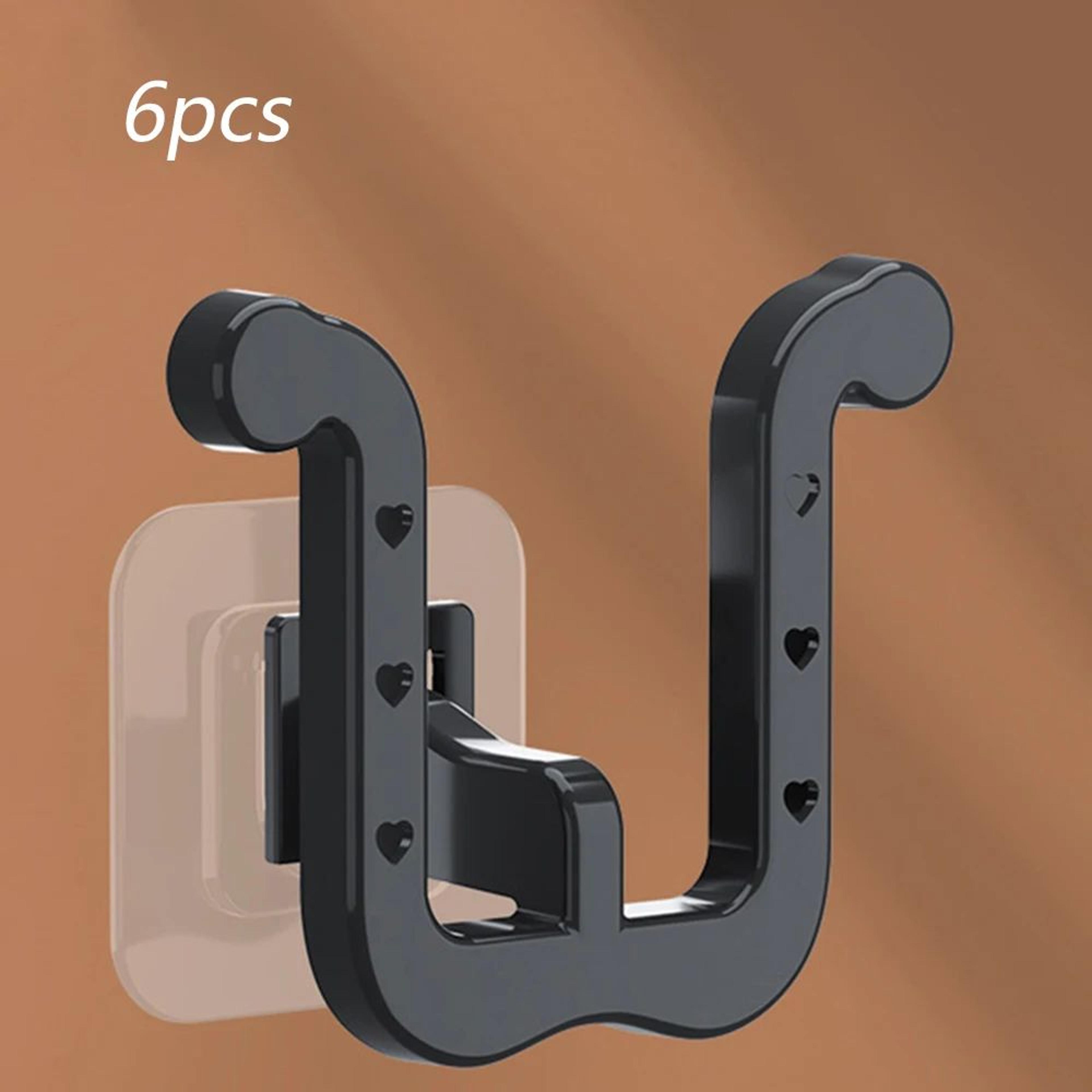Wall Mounted U Shape Slipper Rack Bathroom Storage 8