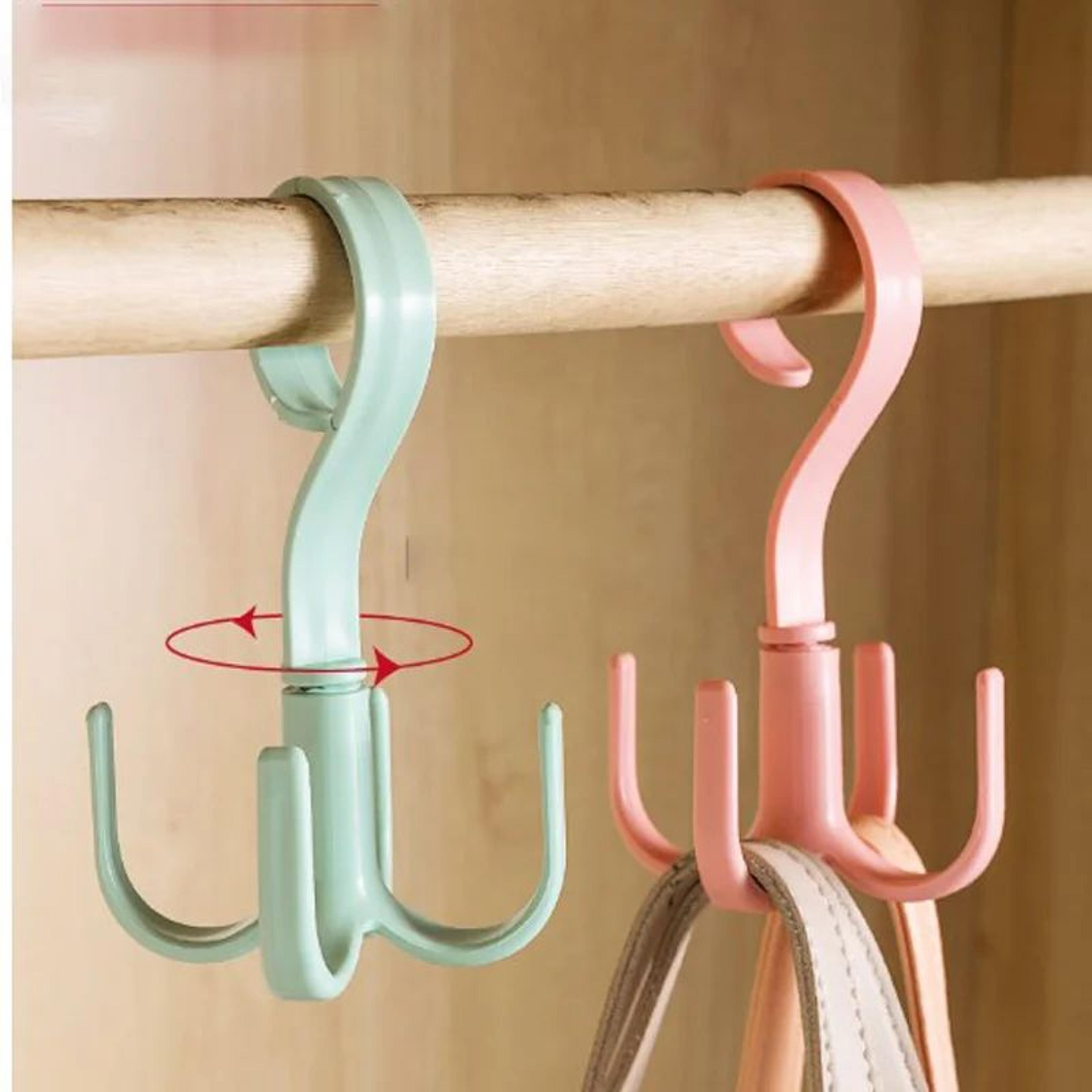 Rotatable Four Claw Hook Hanger Set 3 Pieces 2