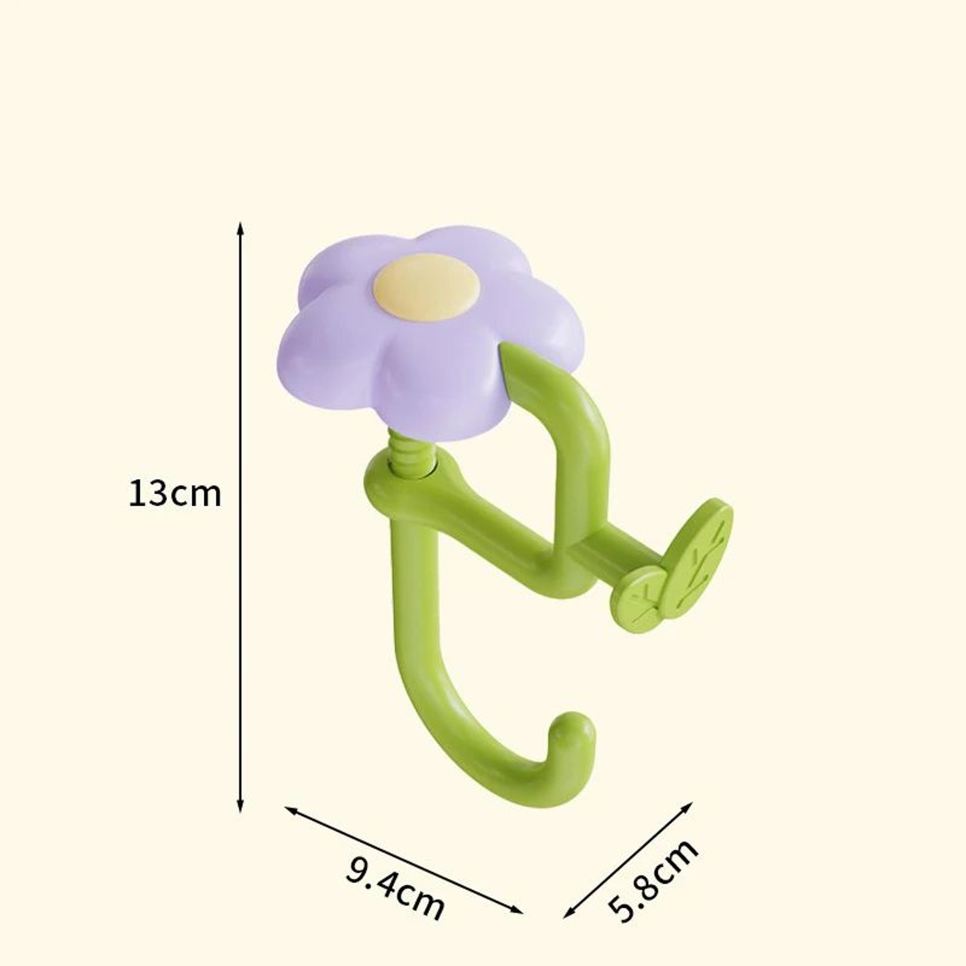 Portable Flower Desk Bag Hook No Drill Table Hanger 8