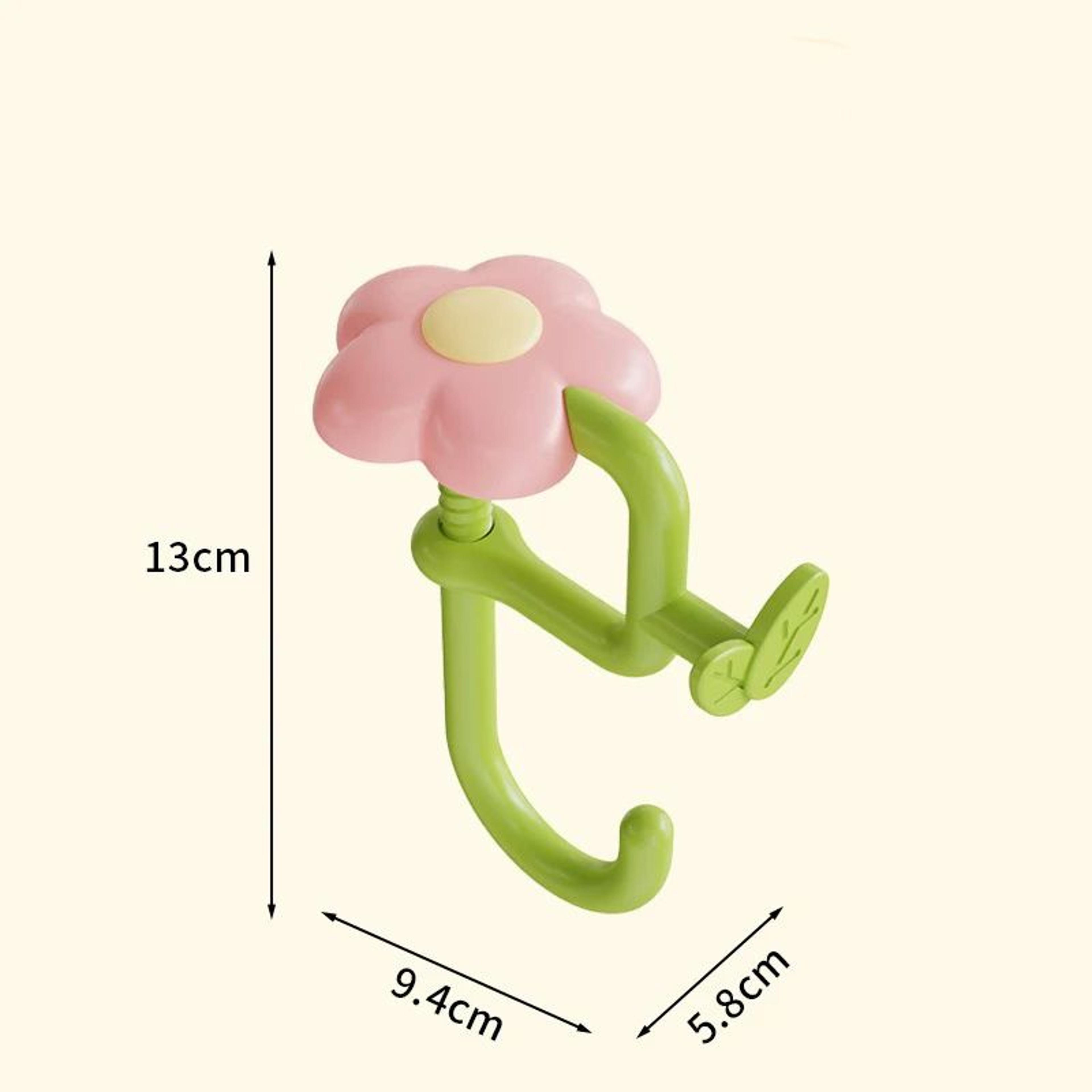 Portable Flower Desk Bag Hook No Drill Table Hanger 6