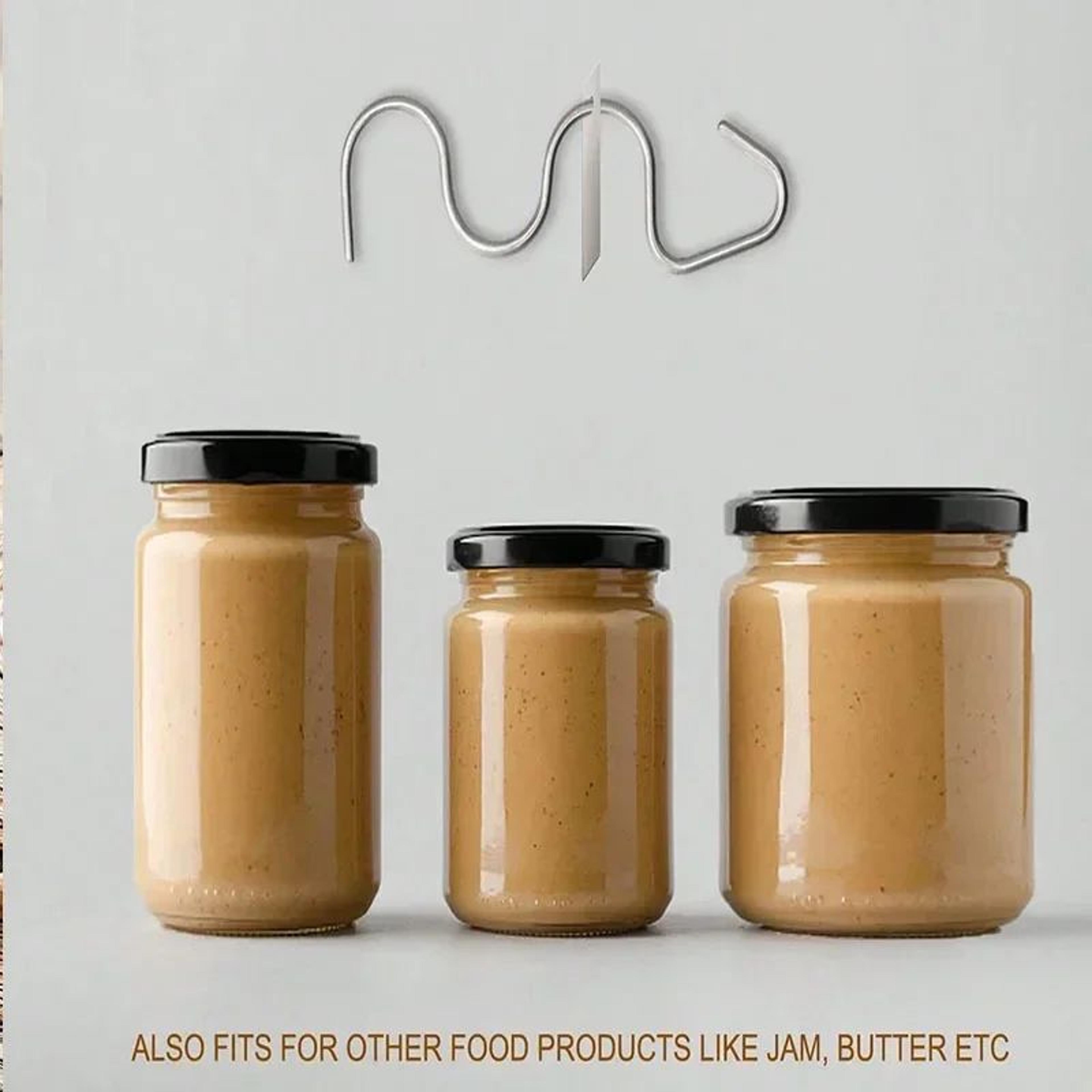 Stainless Steel Peanut Butter Mixer Manual Stirring Tool 7