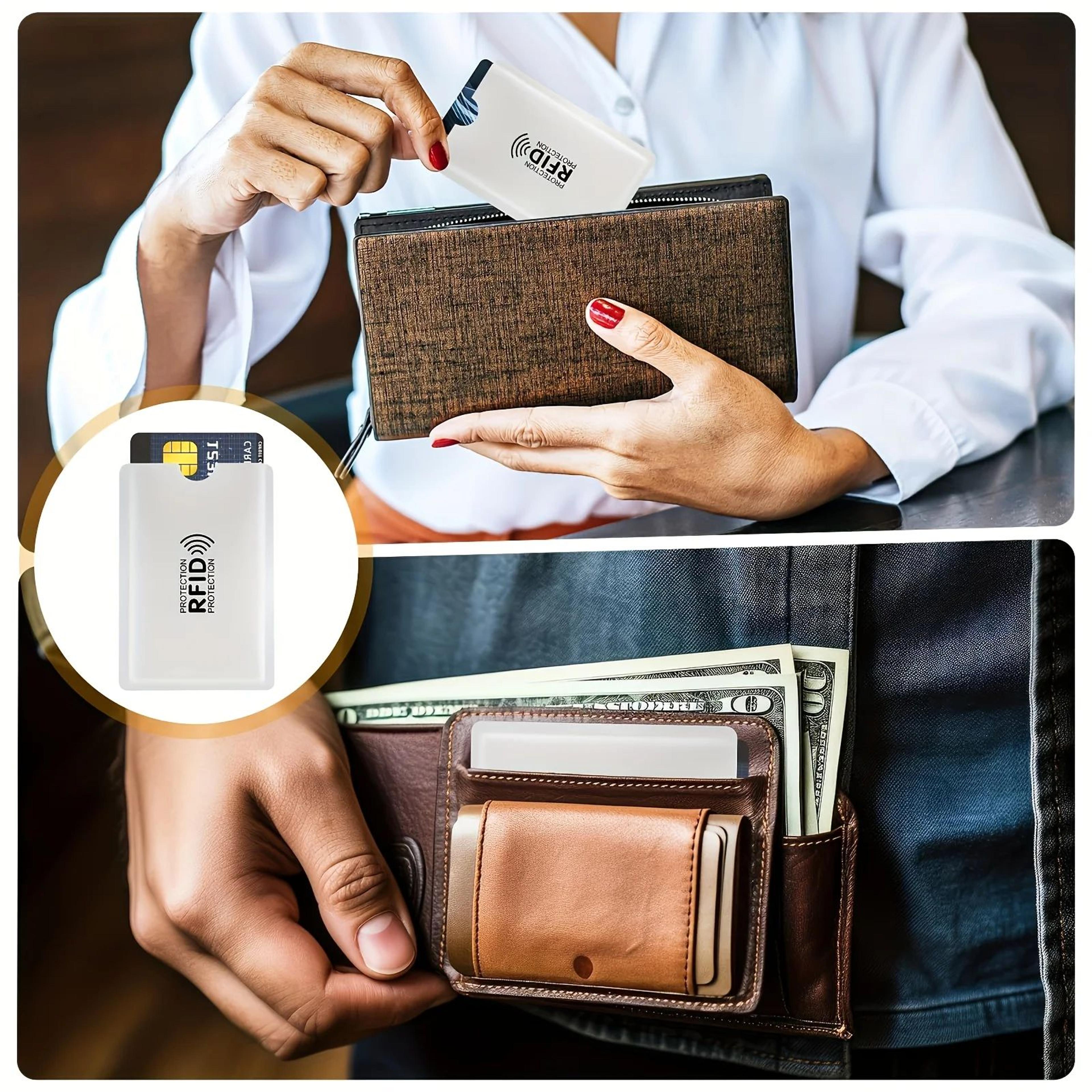 10PCS RFID Blocking Card Sleeves Anti Theft Credit Card Protectors 4