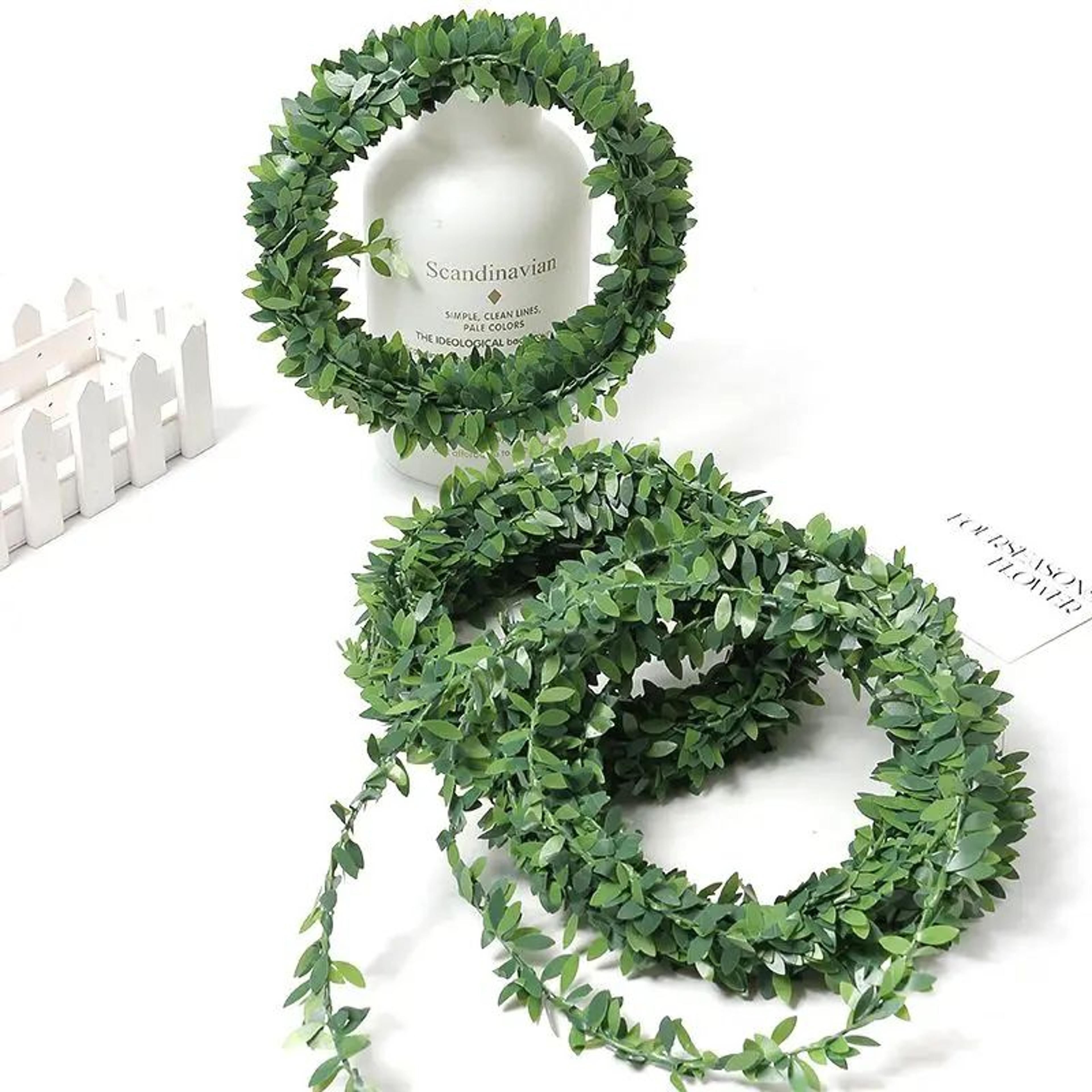 Artificial Ivy Vine Garland 75M Realistic Green Decor 4