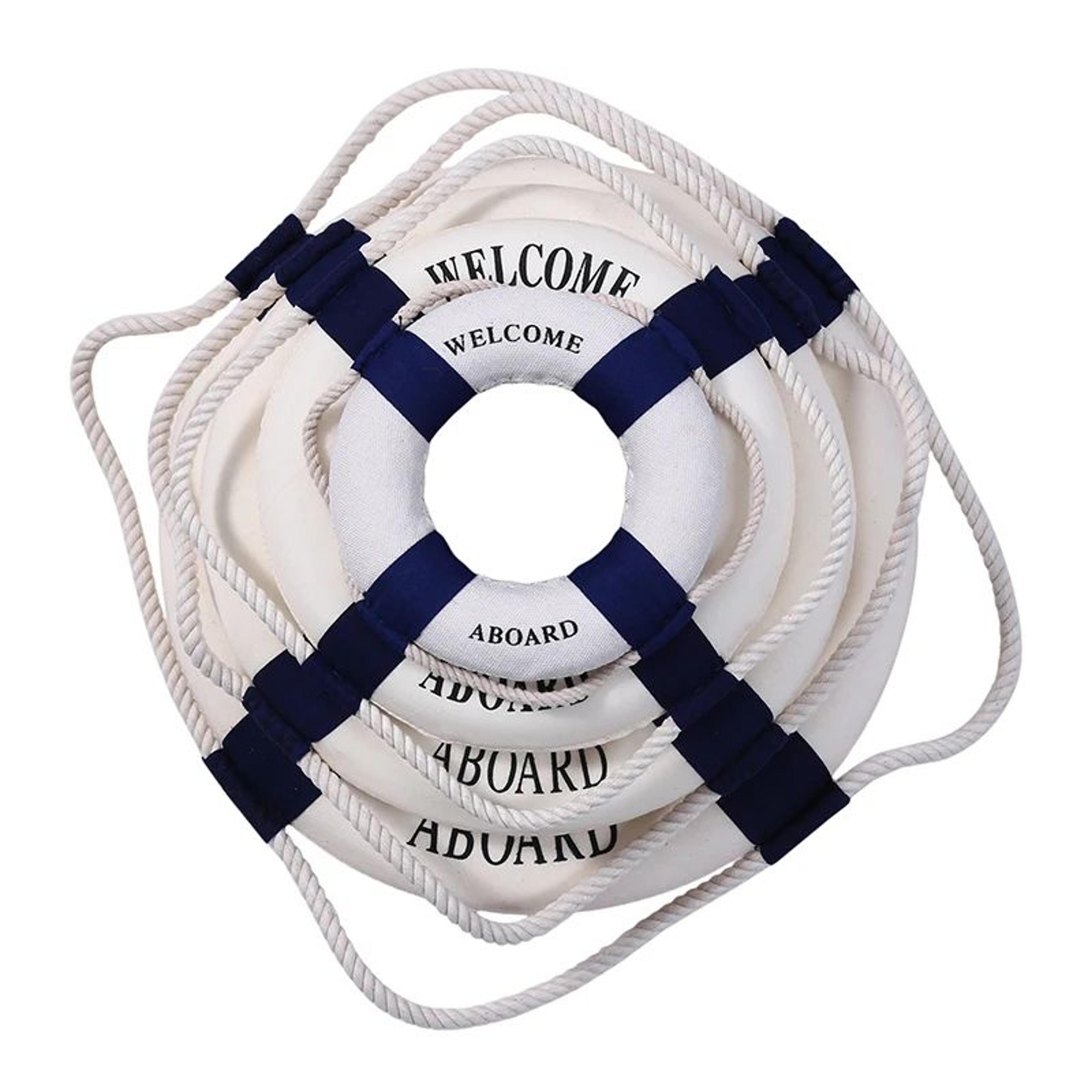 Mediterranean Lifebuoy Wall Decor Nautical Hanging Ornament 1
