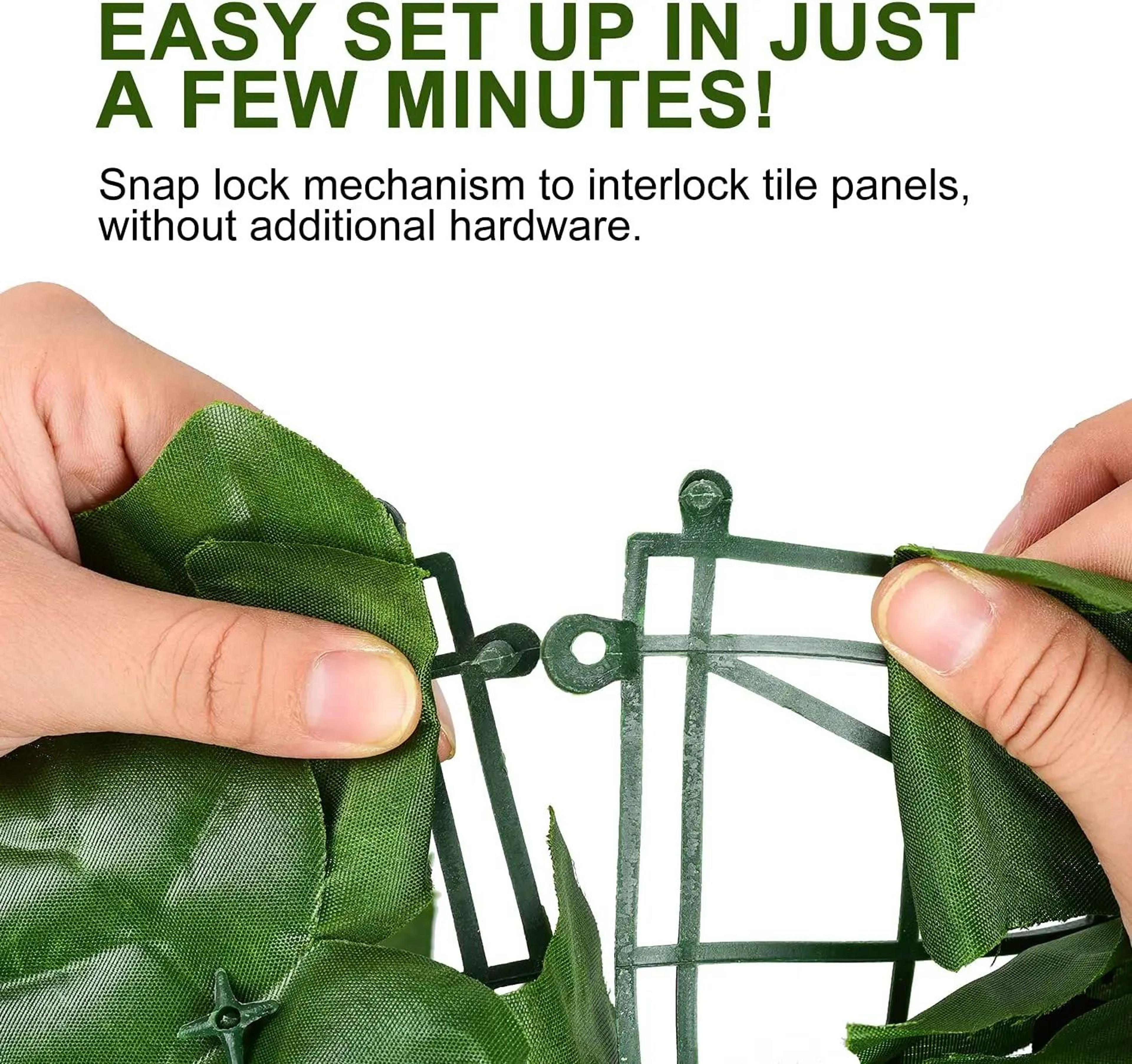 Artificial Ivy Privacy Fence Panel 4