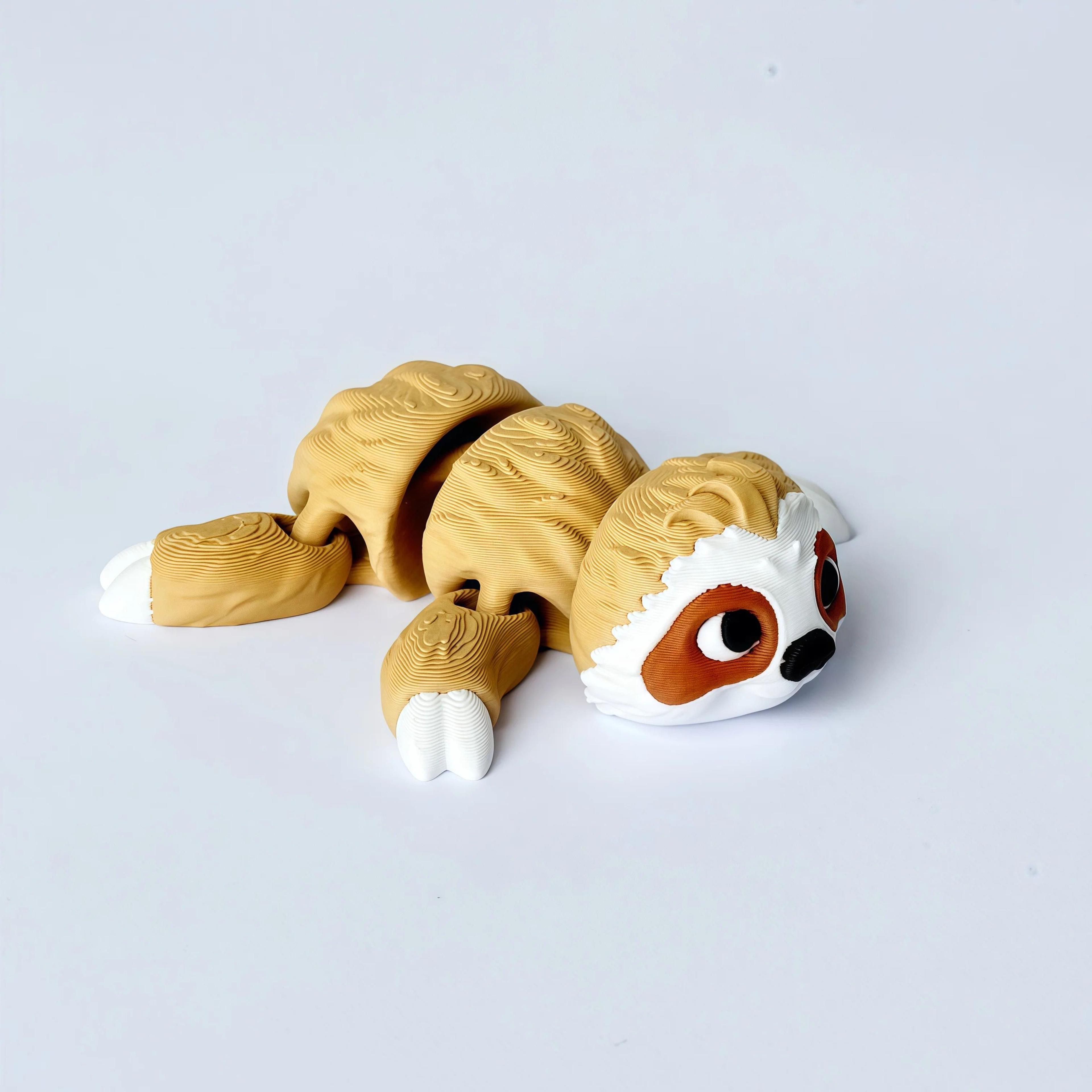 3D Articulated Sloth And Koala Figurines Set 5