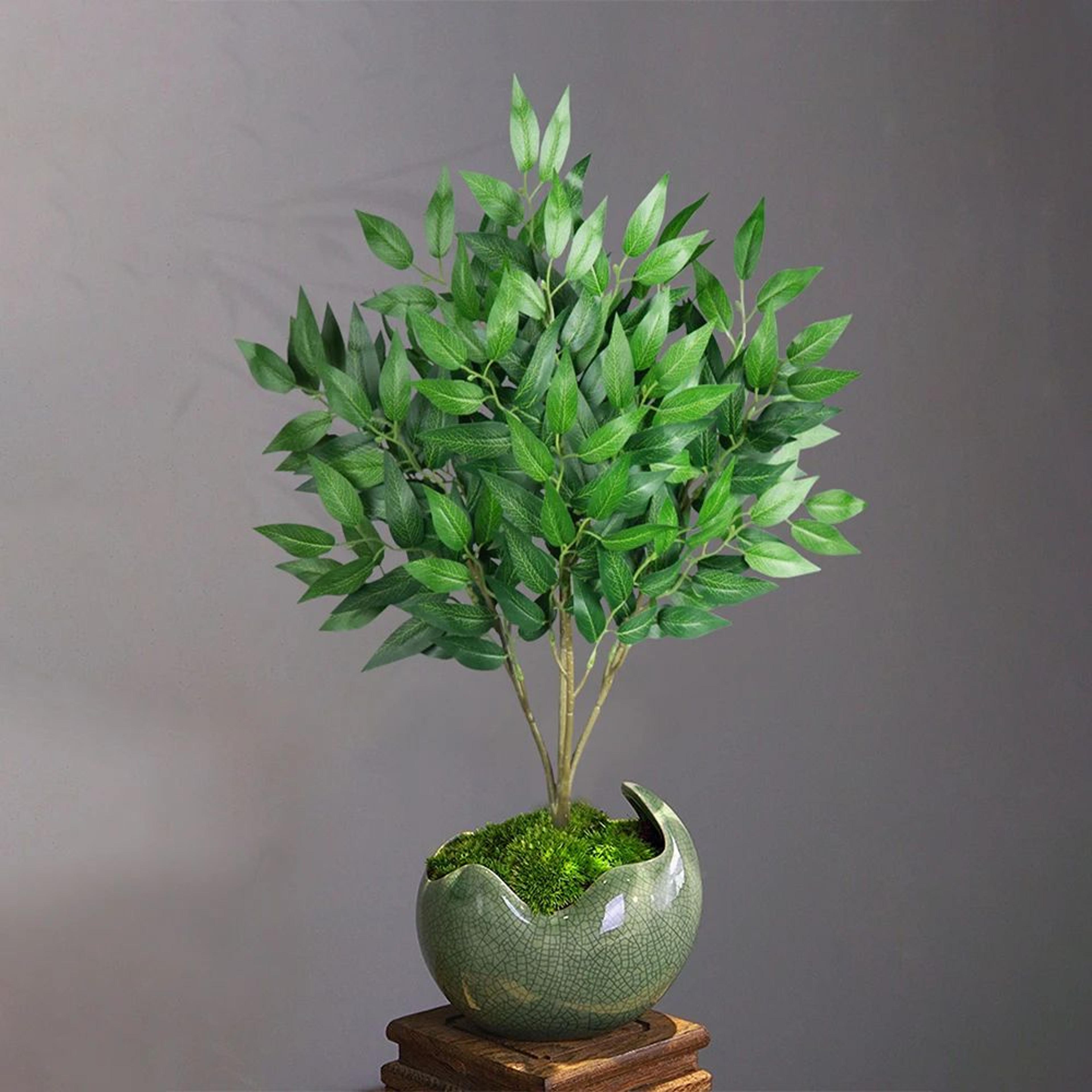 Artificial Eucalyptus Plant Tall Decorative Greenery For Home And Office 4