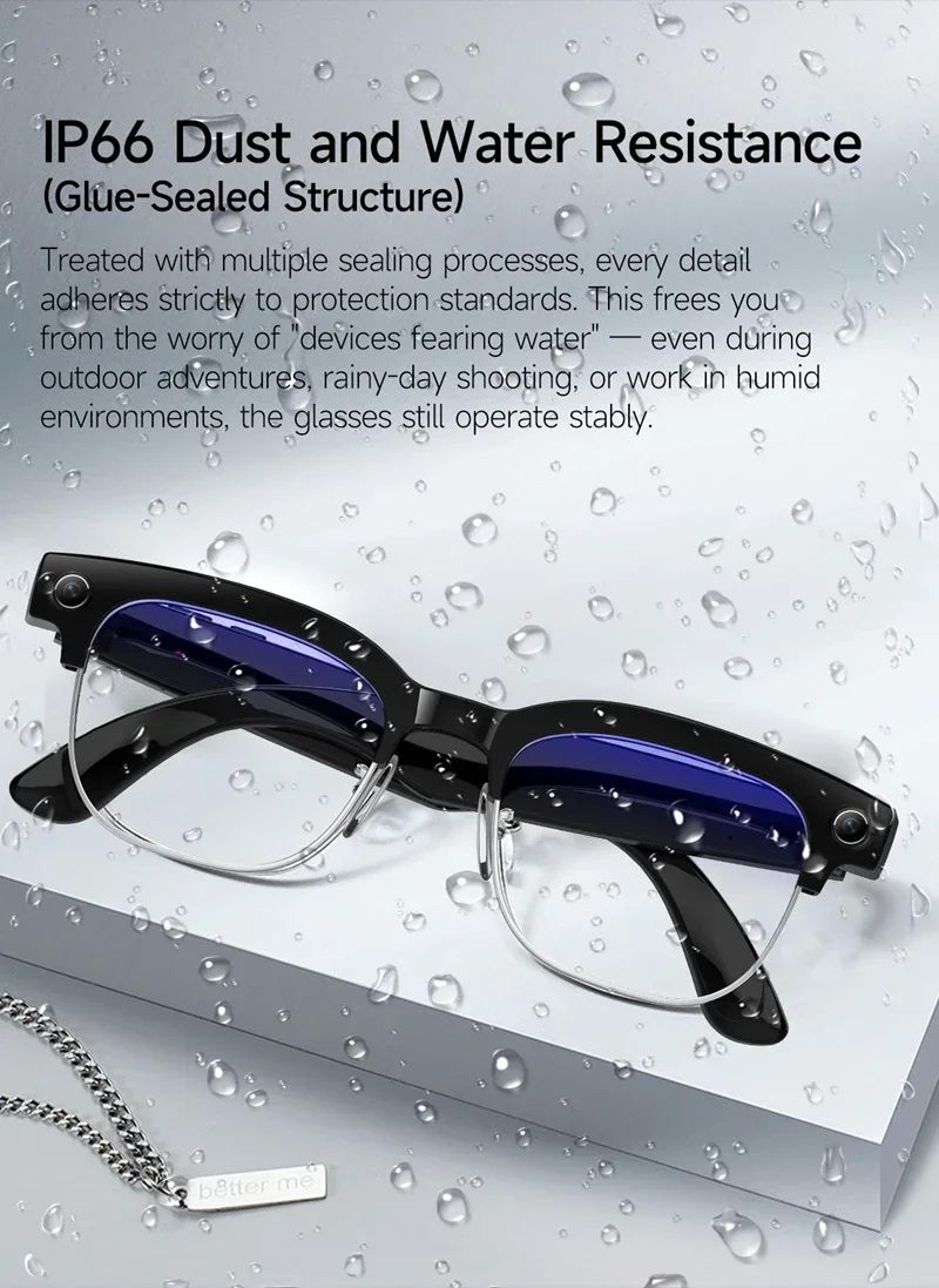 Smart AI Translation Glasses 4K Camera Bluetooth Voice Assistant 7