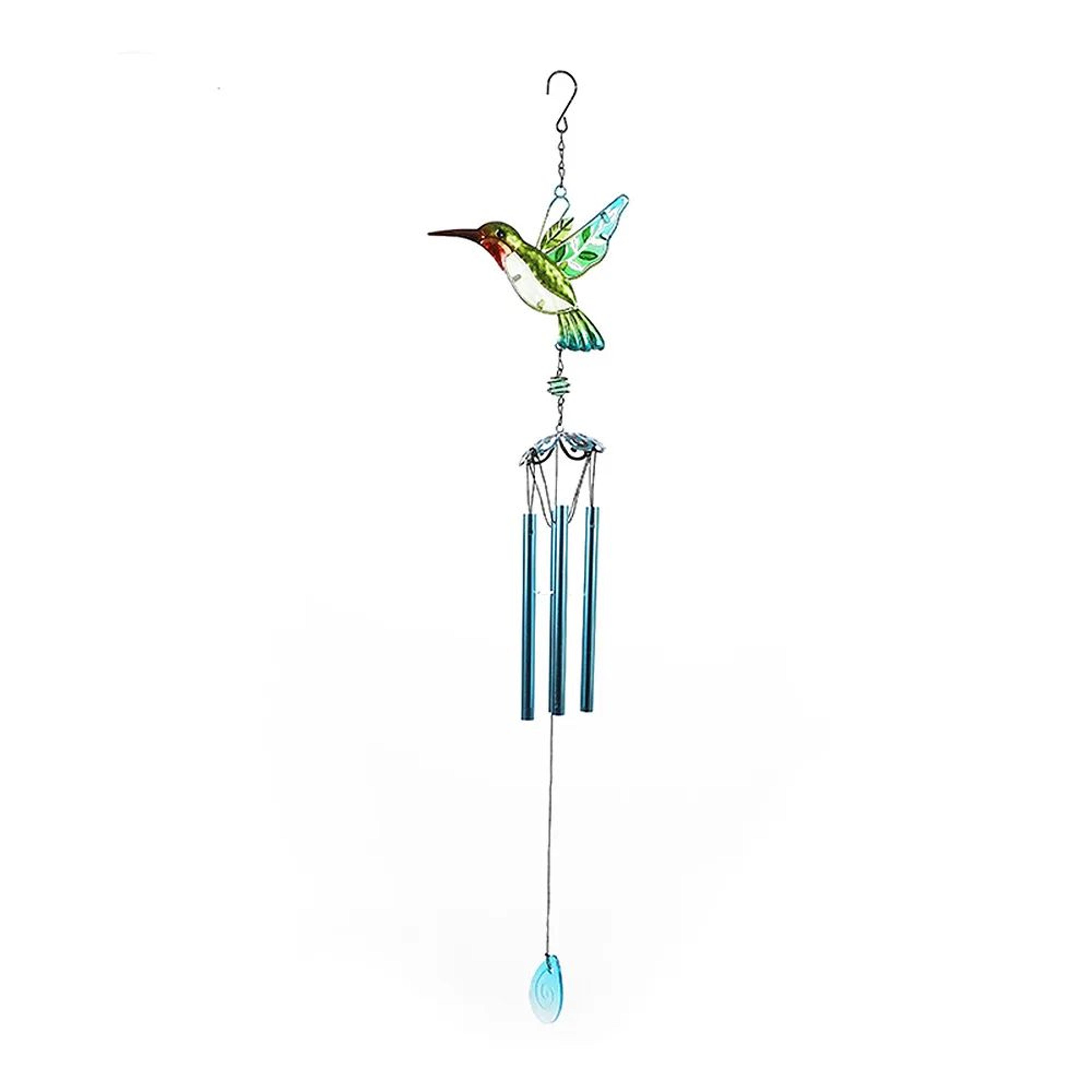 Hummingbird Dragonfly Wind Chime Decor 4