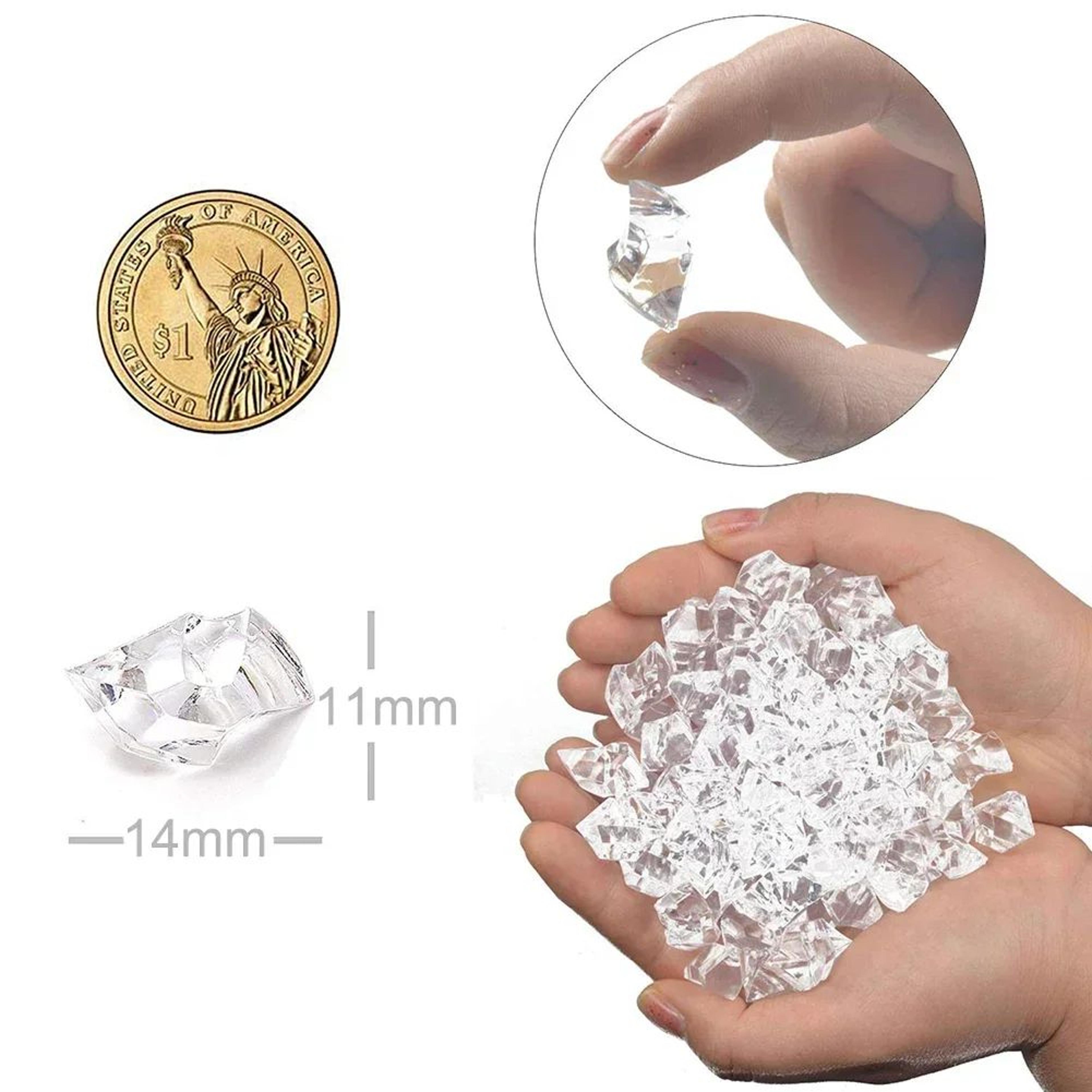 Clear Acrylic Crushed Ice Vase Fillers 18