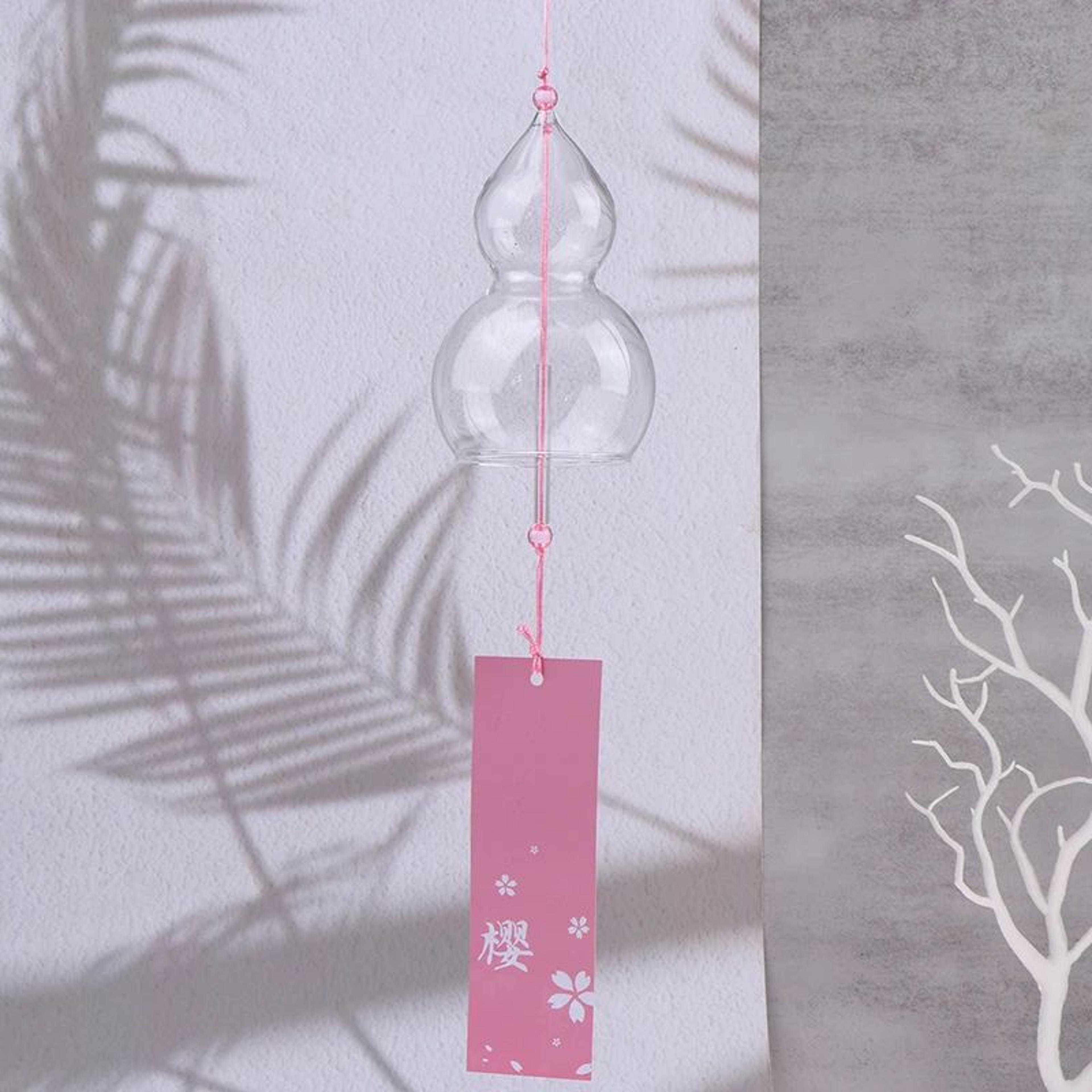 Transparent Glass Wind Chimes Hanging Decor For Garden And Home 6
