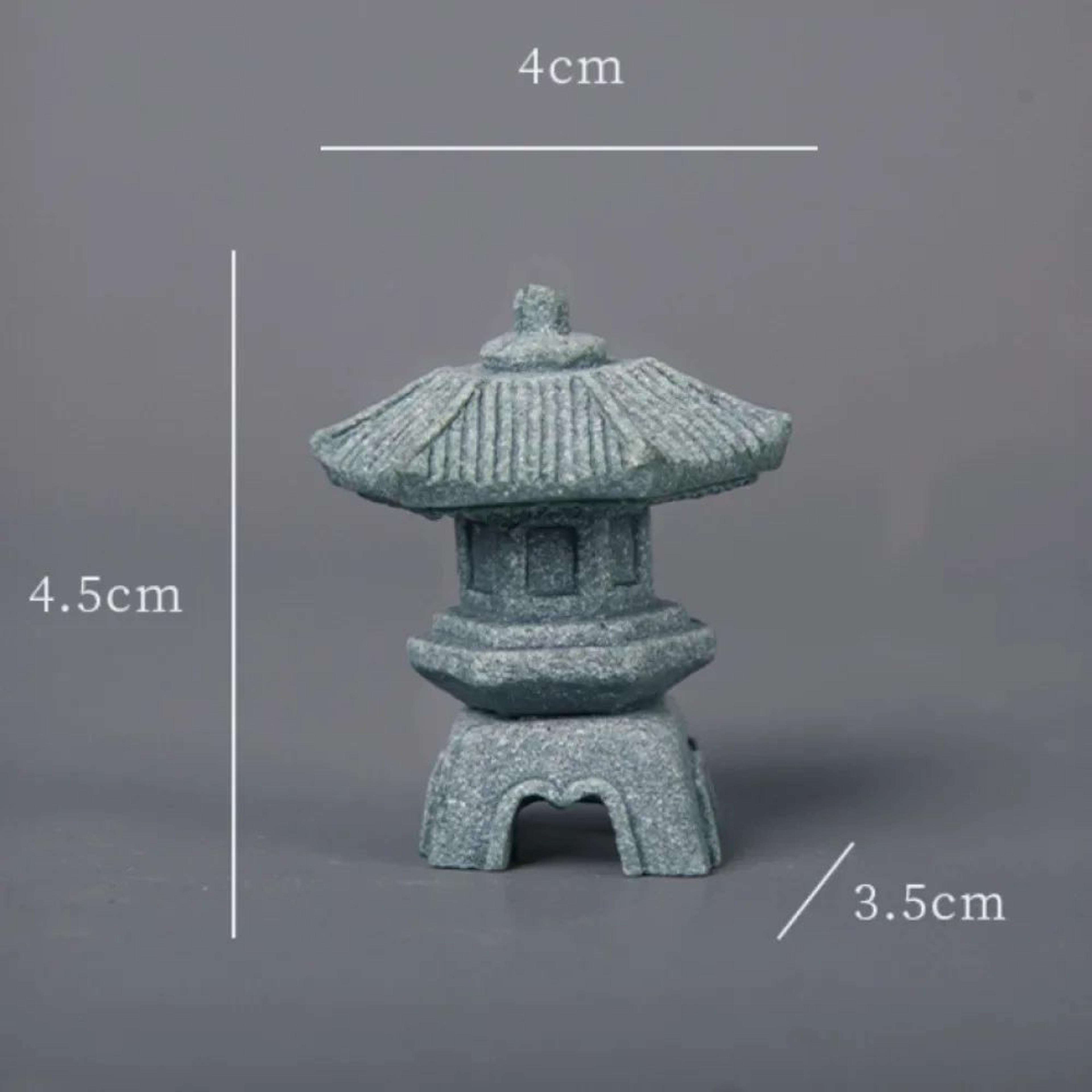 Mini Pagoda Lantern Zen Garden Light Decor 8