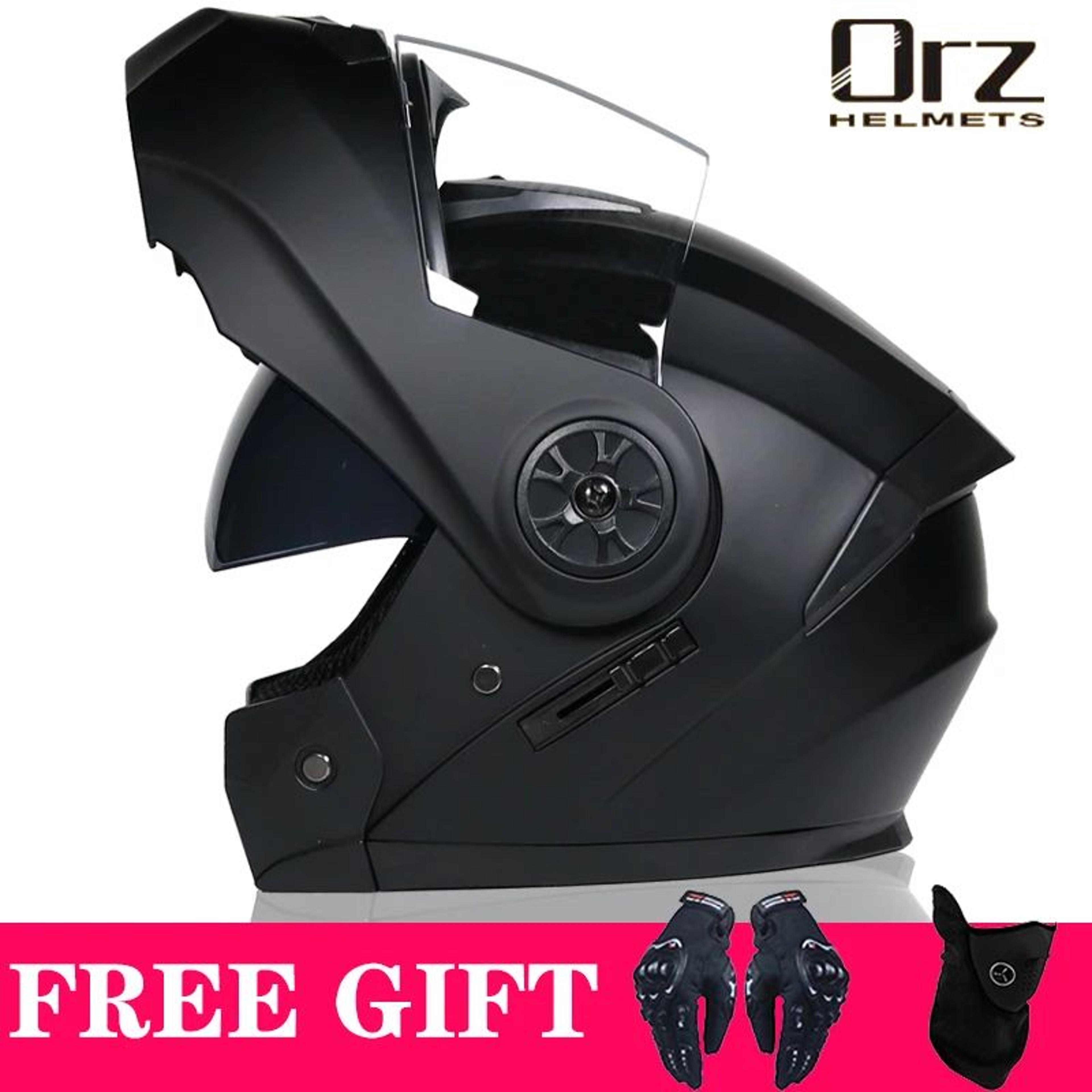 DOT Approved Modular Flip Up Motorcycle Helmet Dual Lens 1