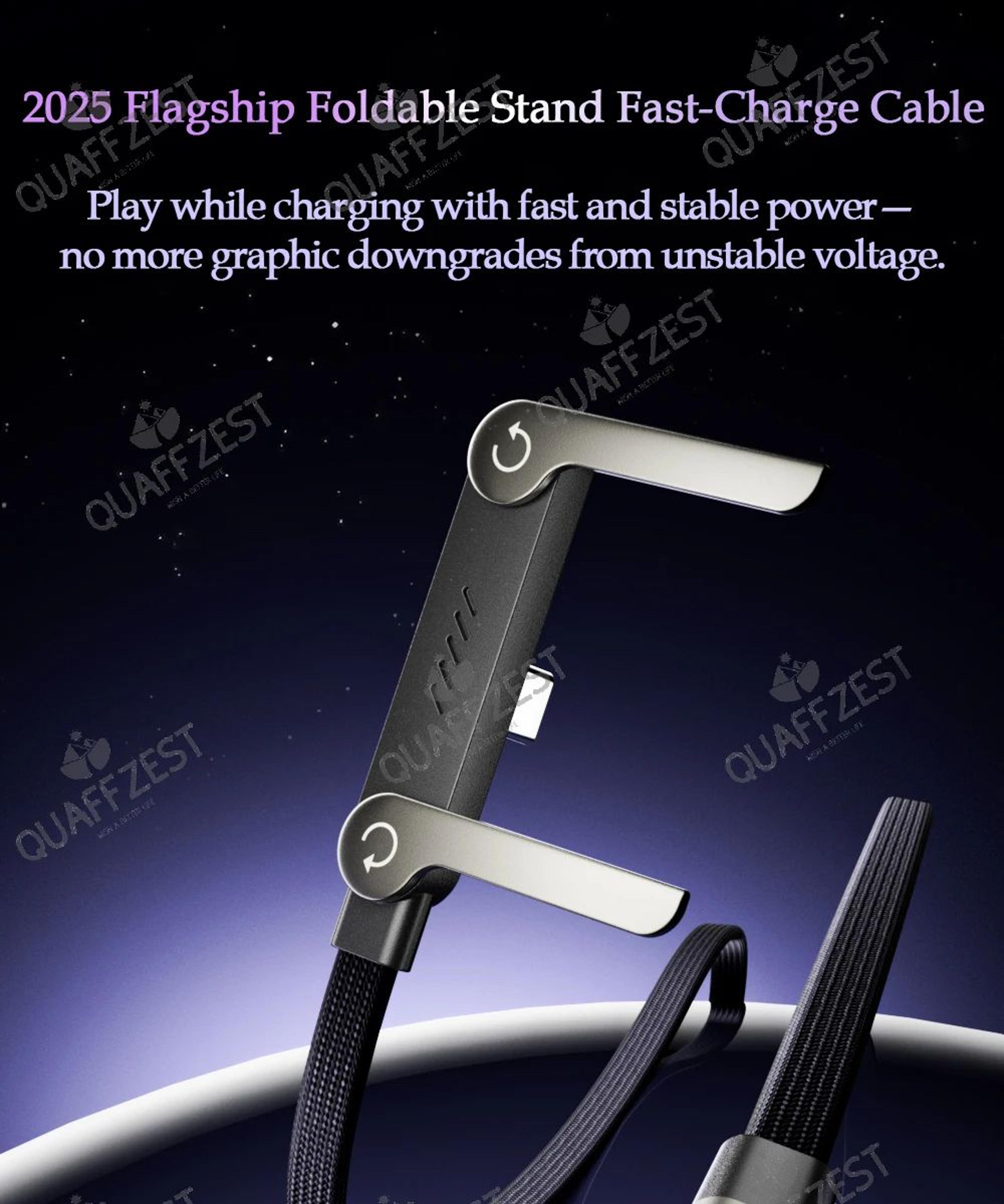 240W Fast Charging Foldable Phone Holder Cable 6
