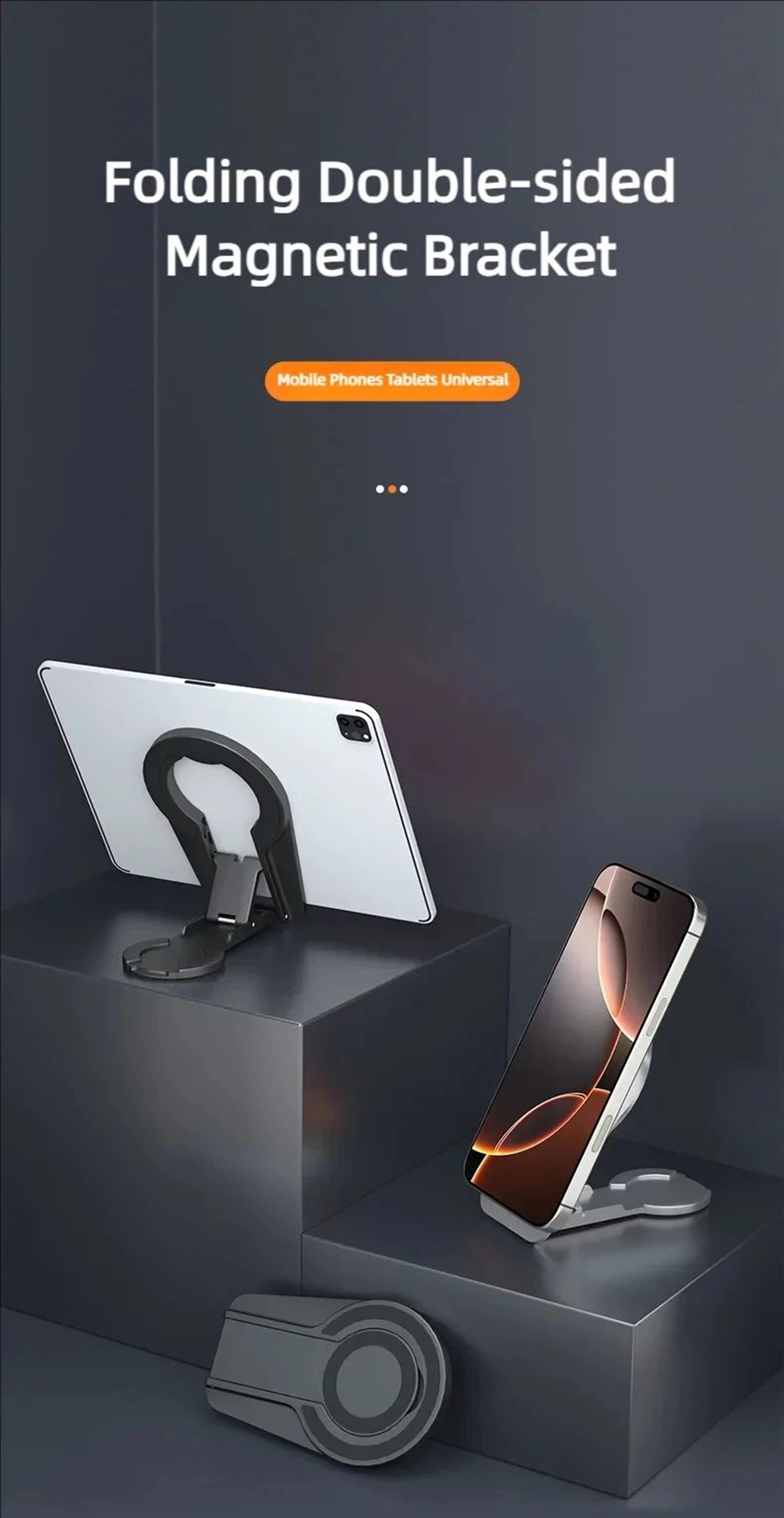 MagSafe Magnetic Phone Grip Stand Foldable Dual Holder 6