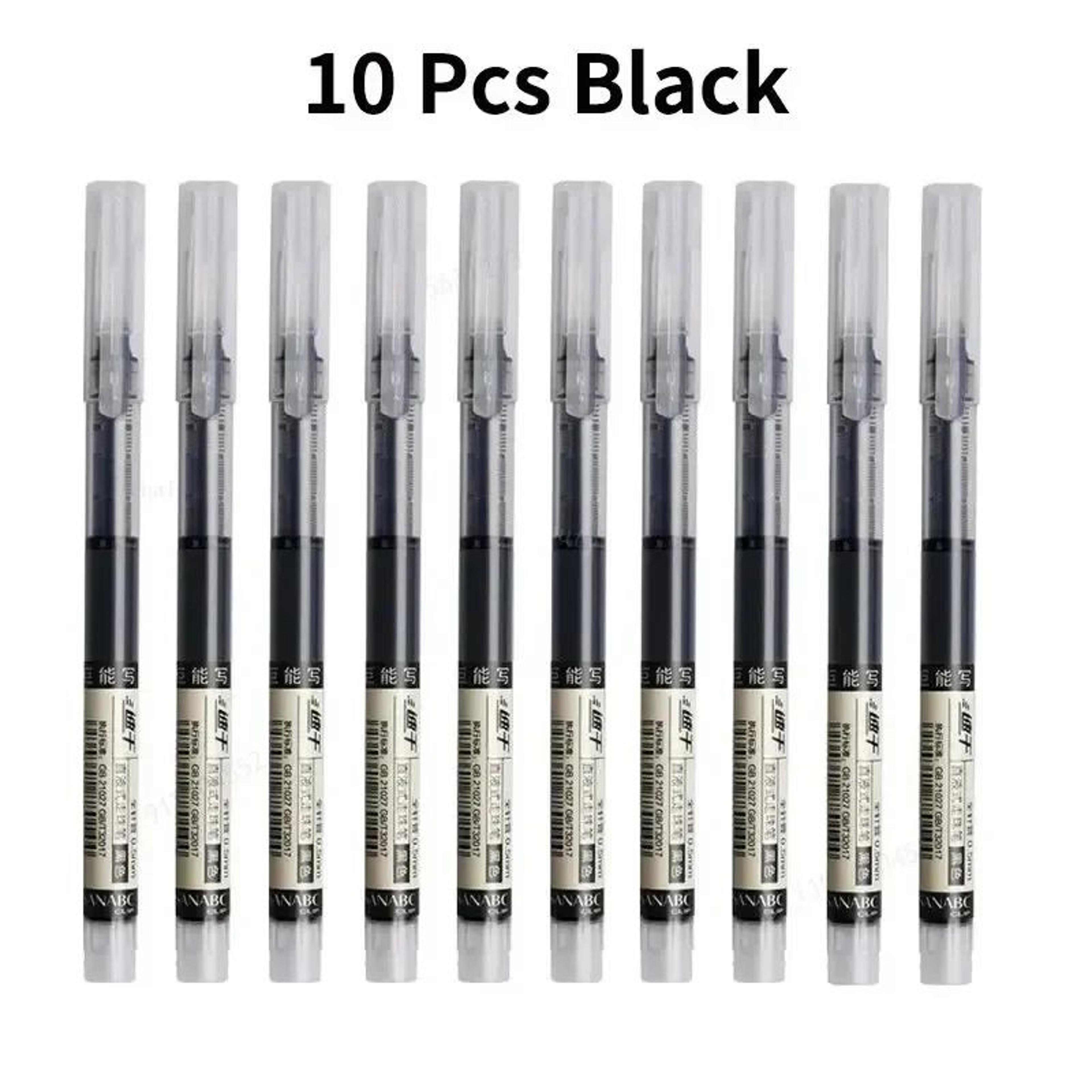 Kawaii Needle Tip Gel Pens Set For Smooth Writing 10