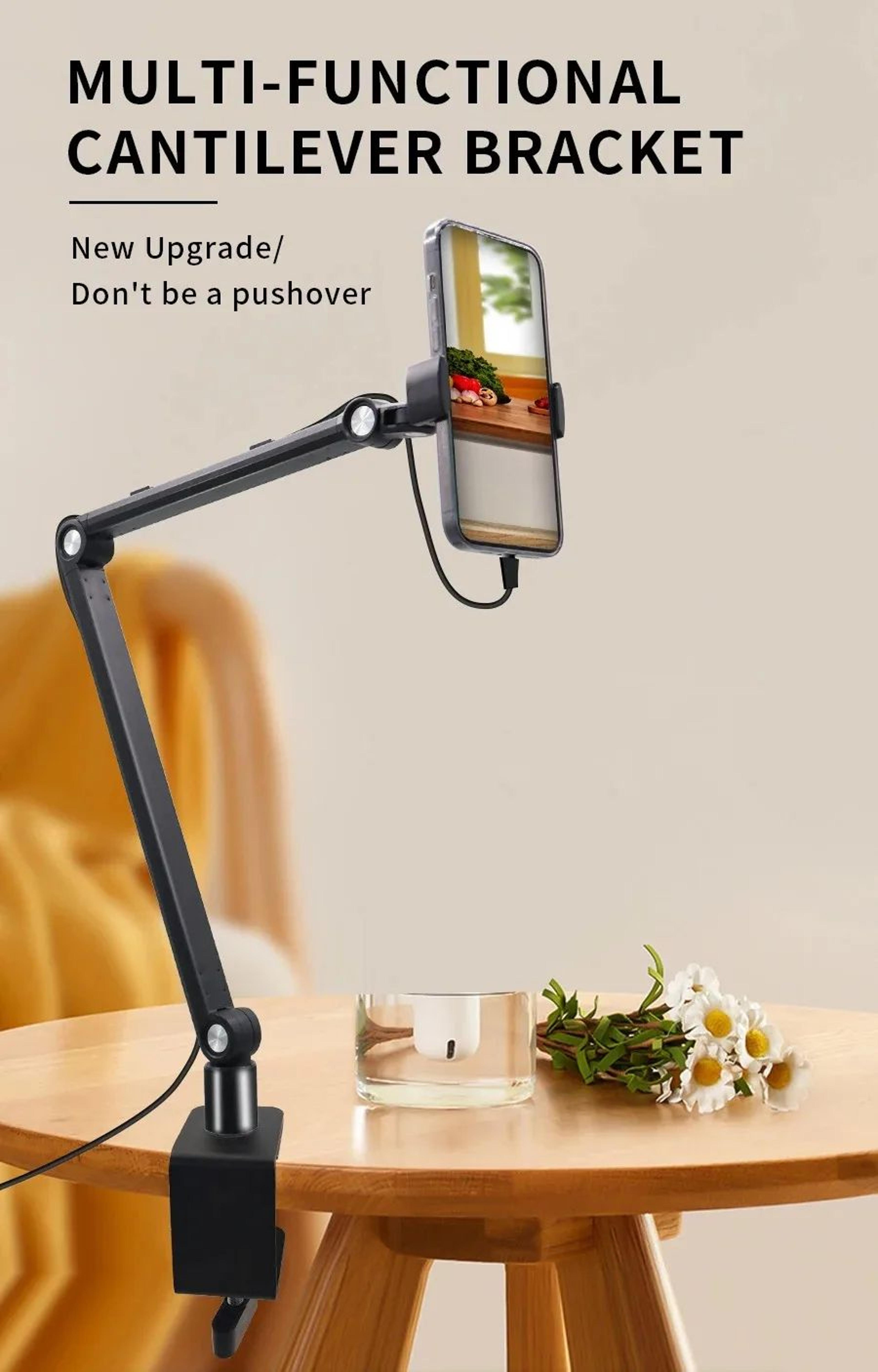 360 Rotating Aluminum Tablet And Monitor Stand Arm 7