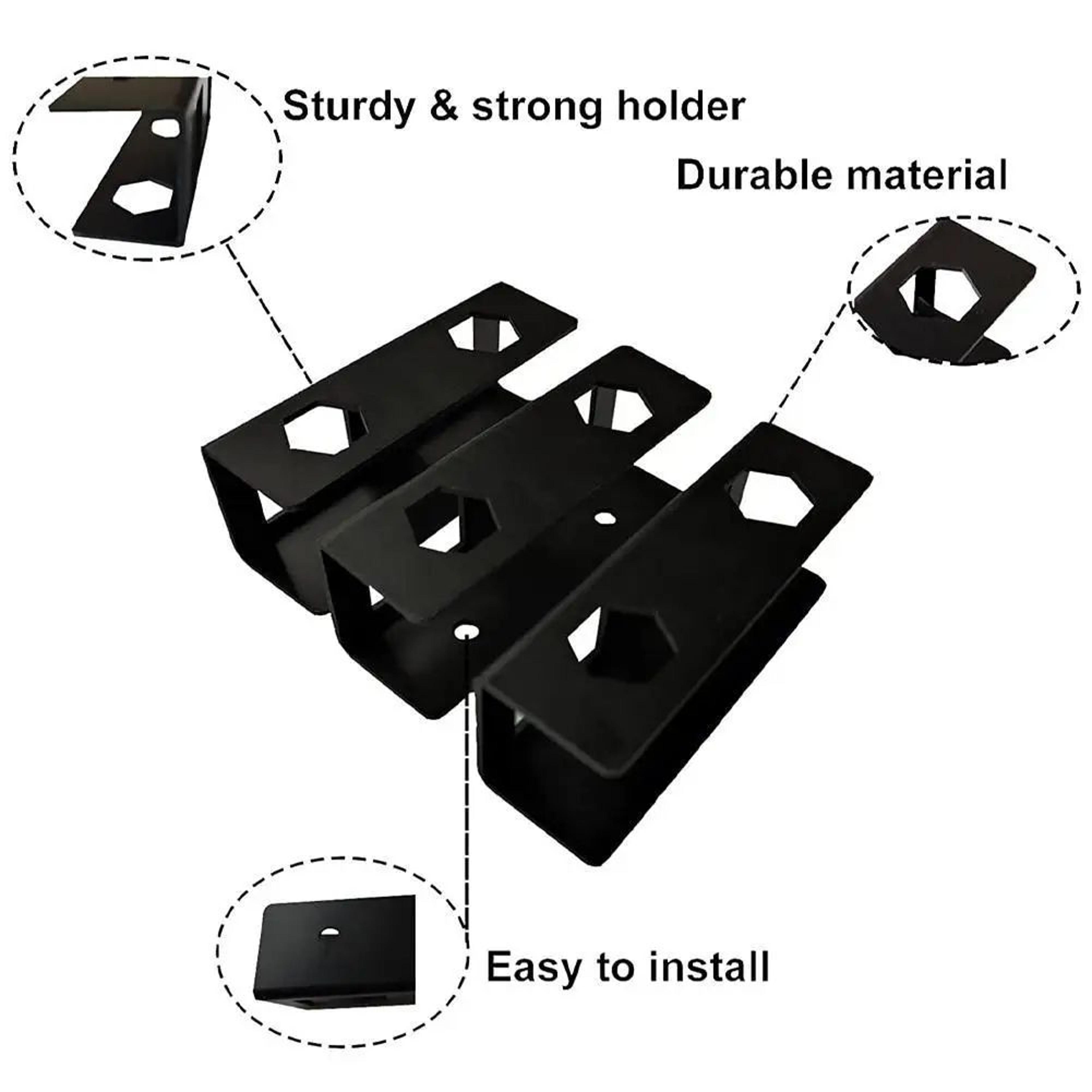 Under Desk Laptop Holder Storage Bracket 10
