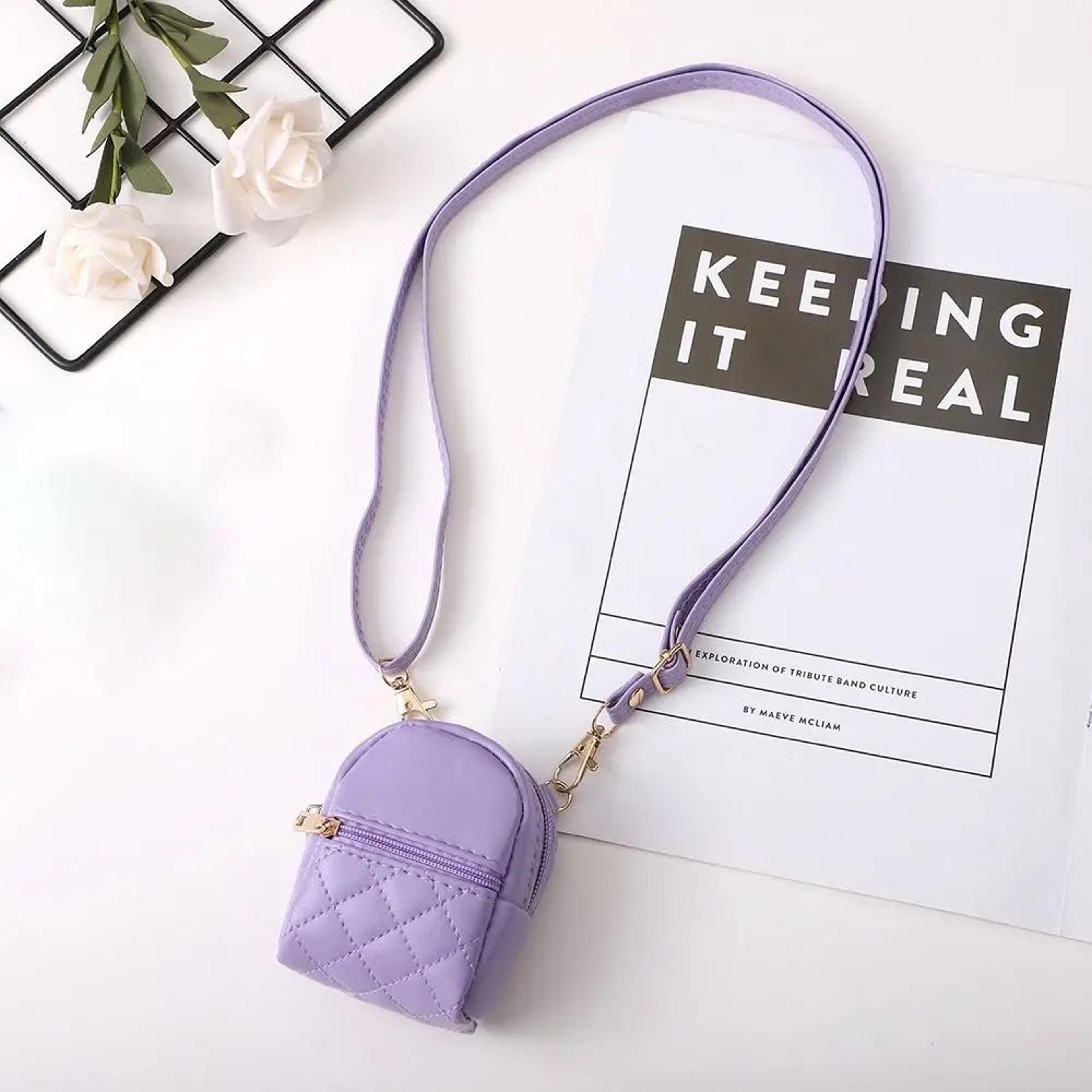 Mini PU Leather Crossbody Coin Purse Bag 12