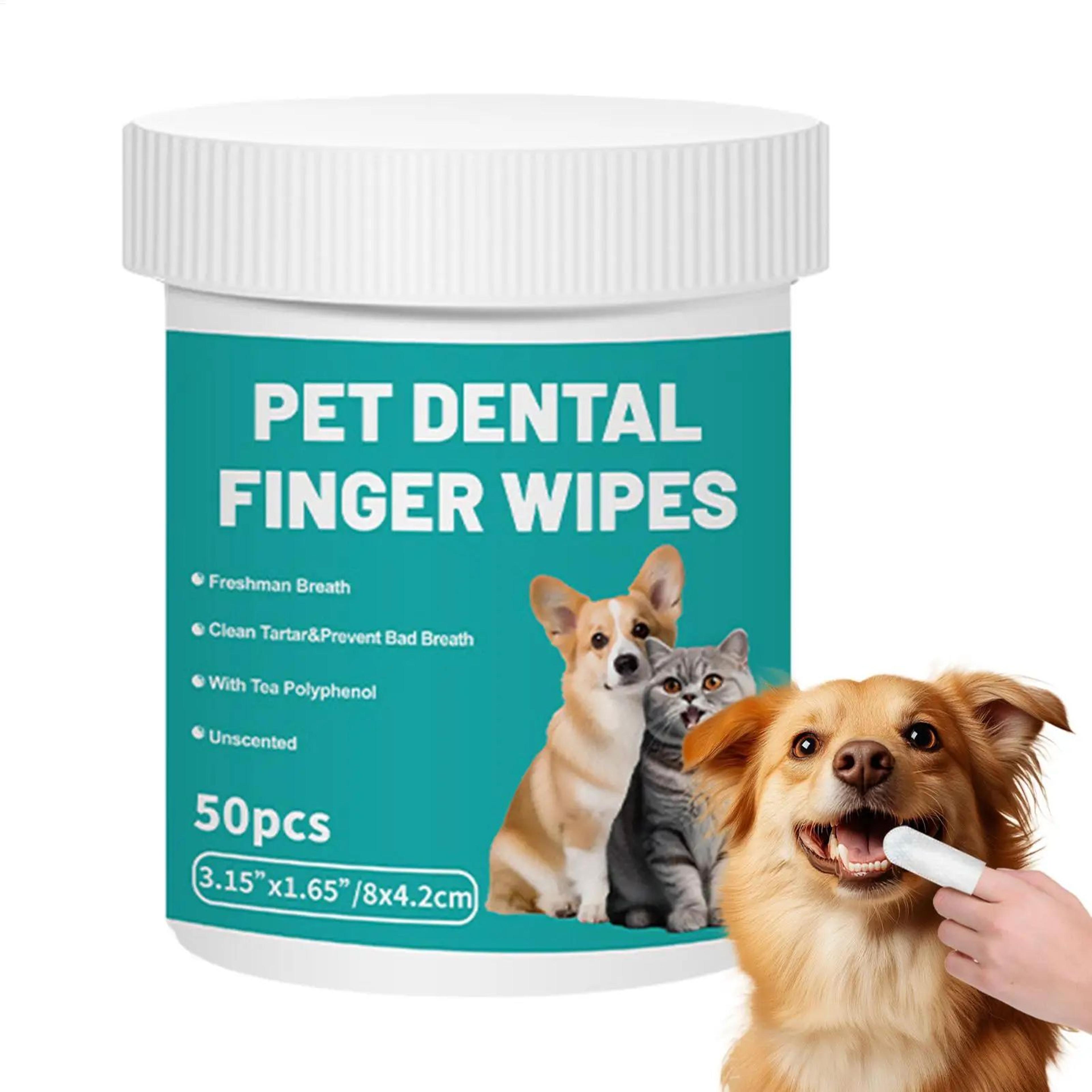 Disposable Pet Dental Finger Wipes For Dogs And Cats 7