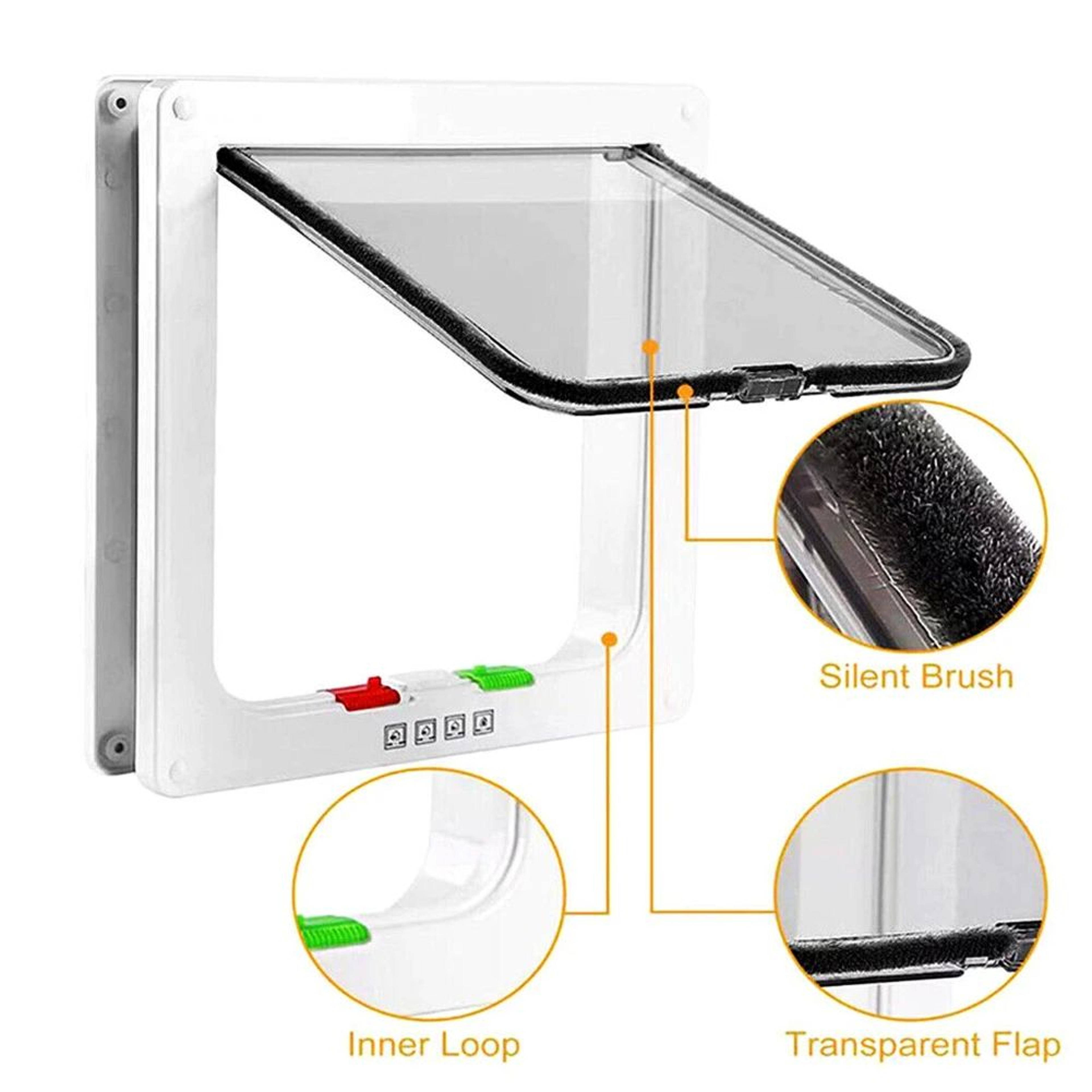 4 Way Locking Pet Flap Door 9