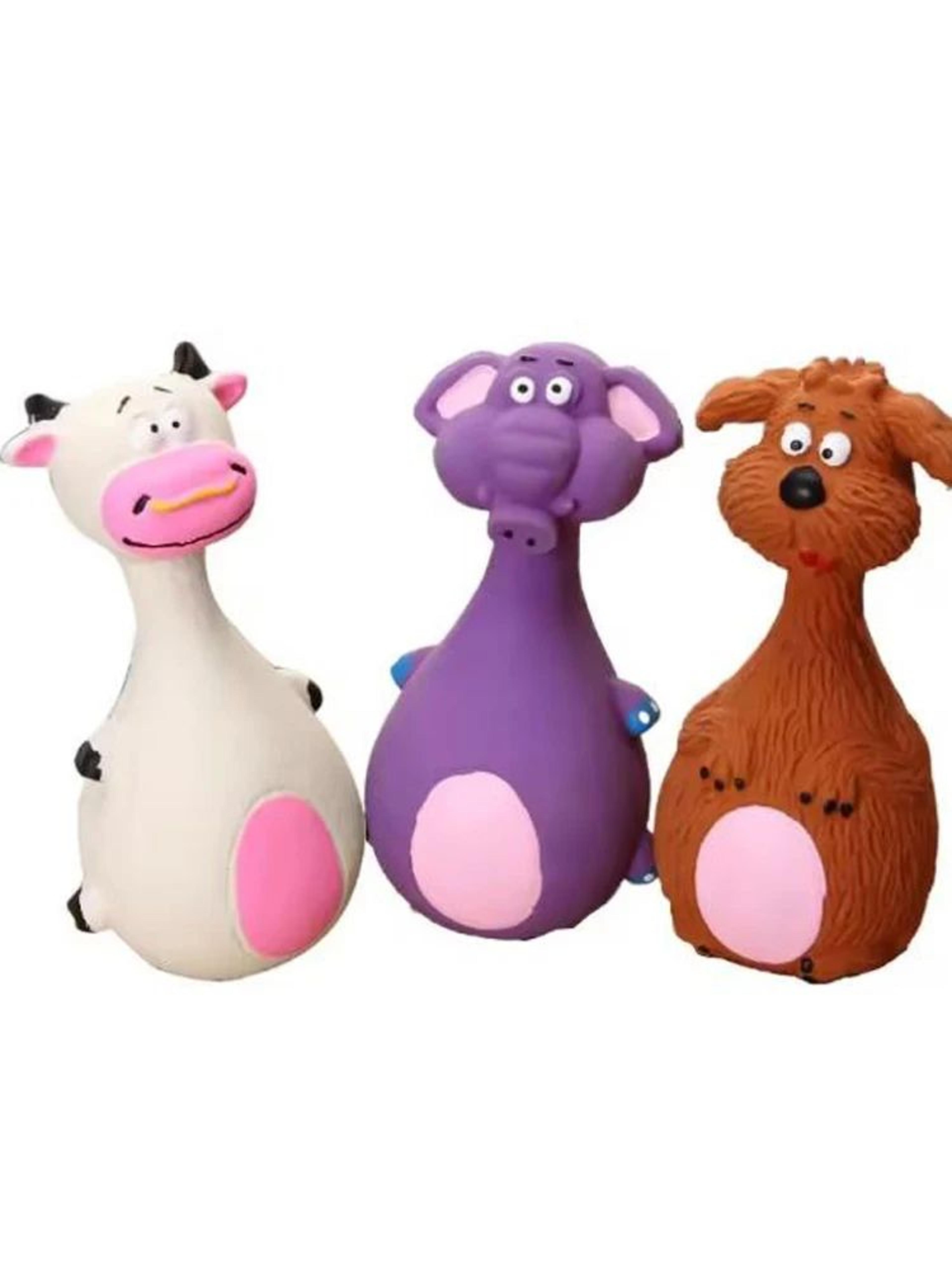 Squeaky Latex Animal Chew Toy For Dogs 4