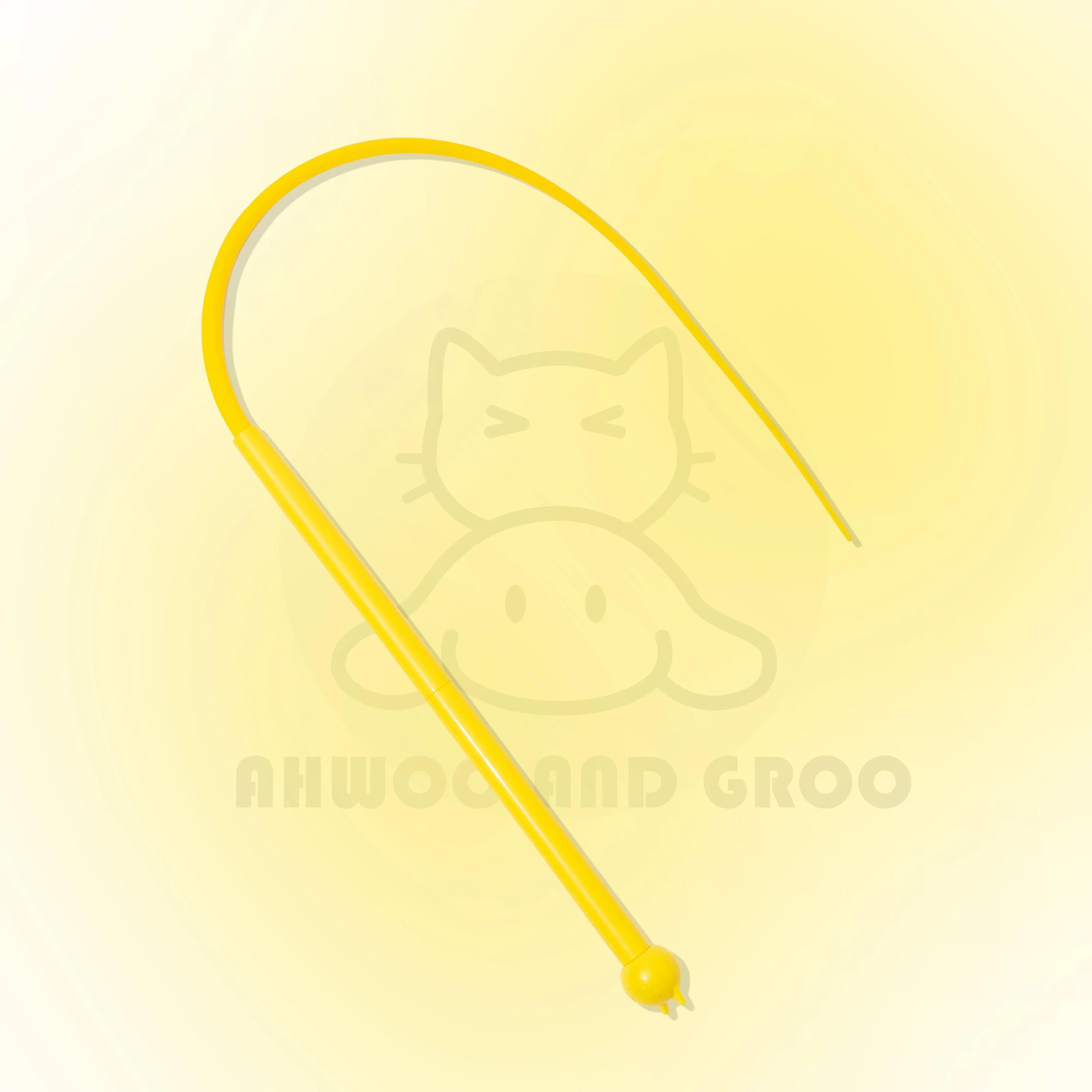 Interactive Mouse Tail Cat Teaser Wand Toy With Bell 7
