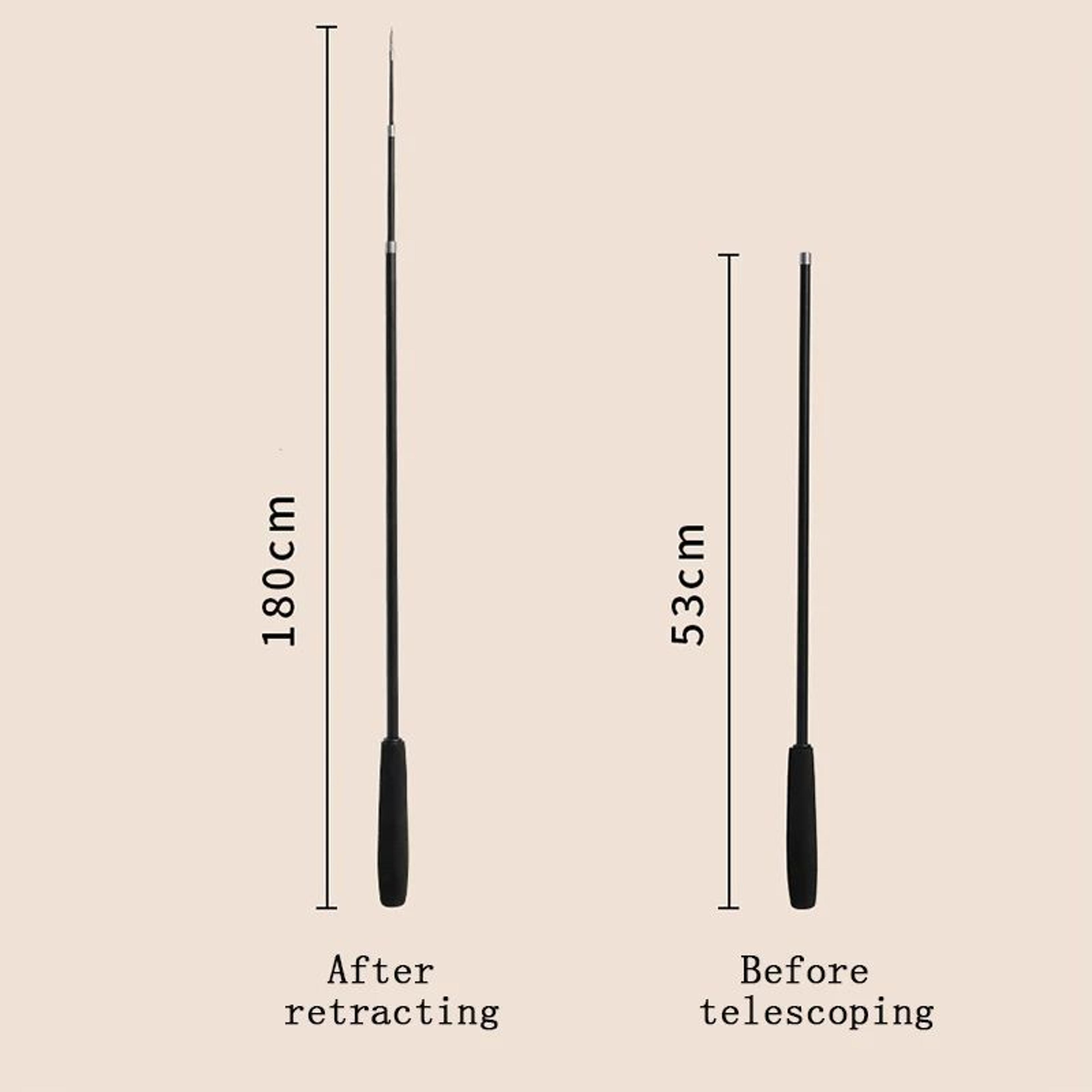 Extra Long Telescopic Feather Cat Wand Toy 4