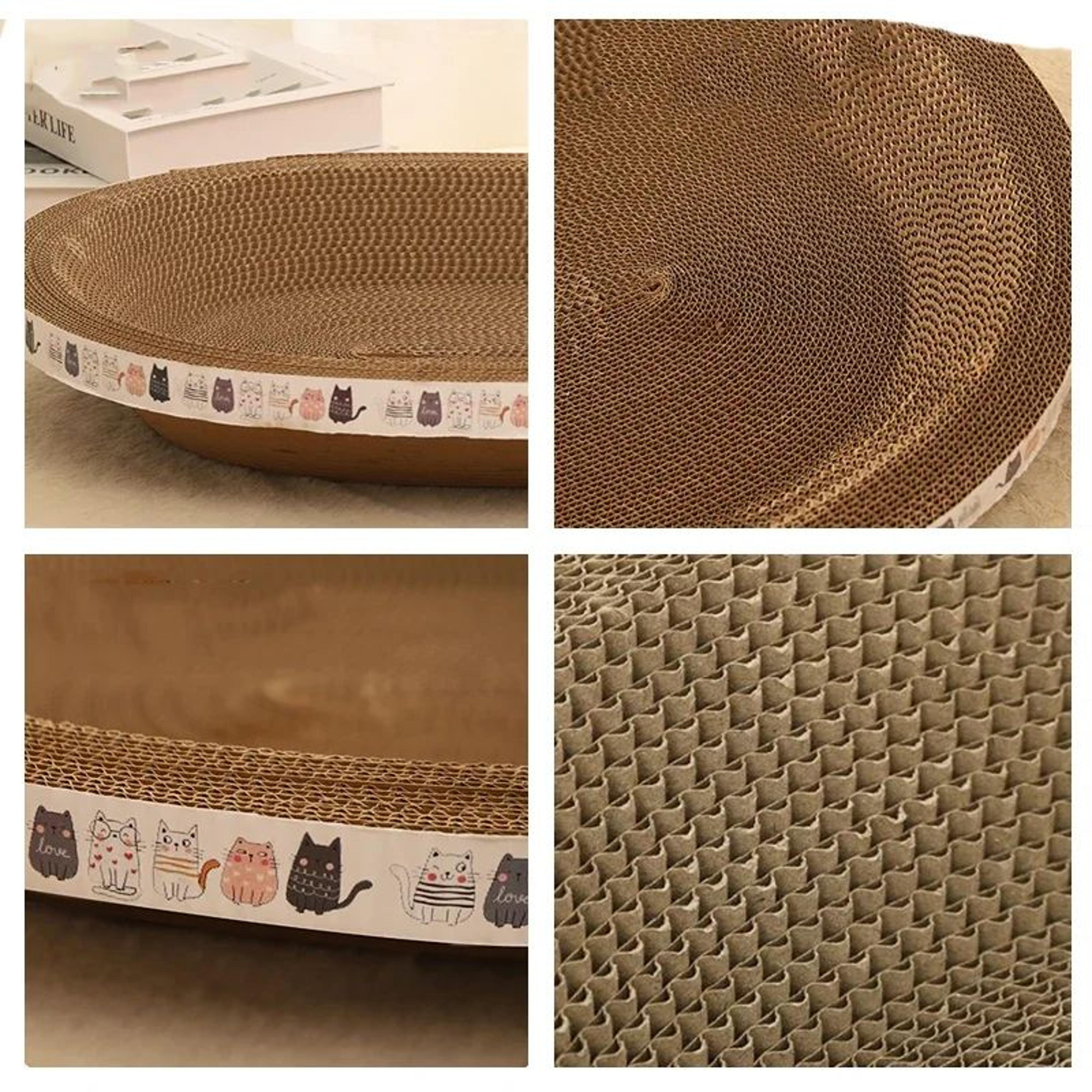 Corrugated Cat Scratching Bed With Catnip Sofa Protector 5