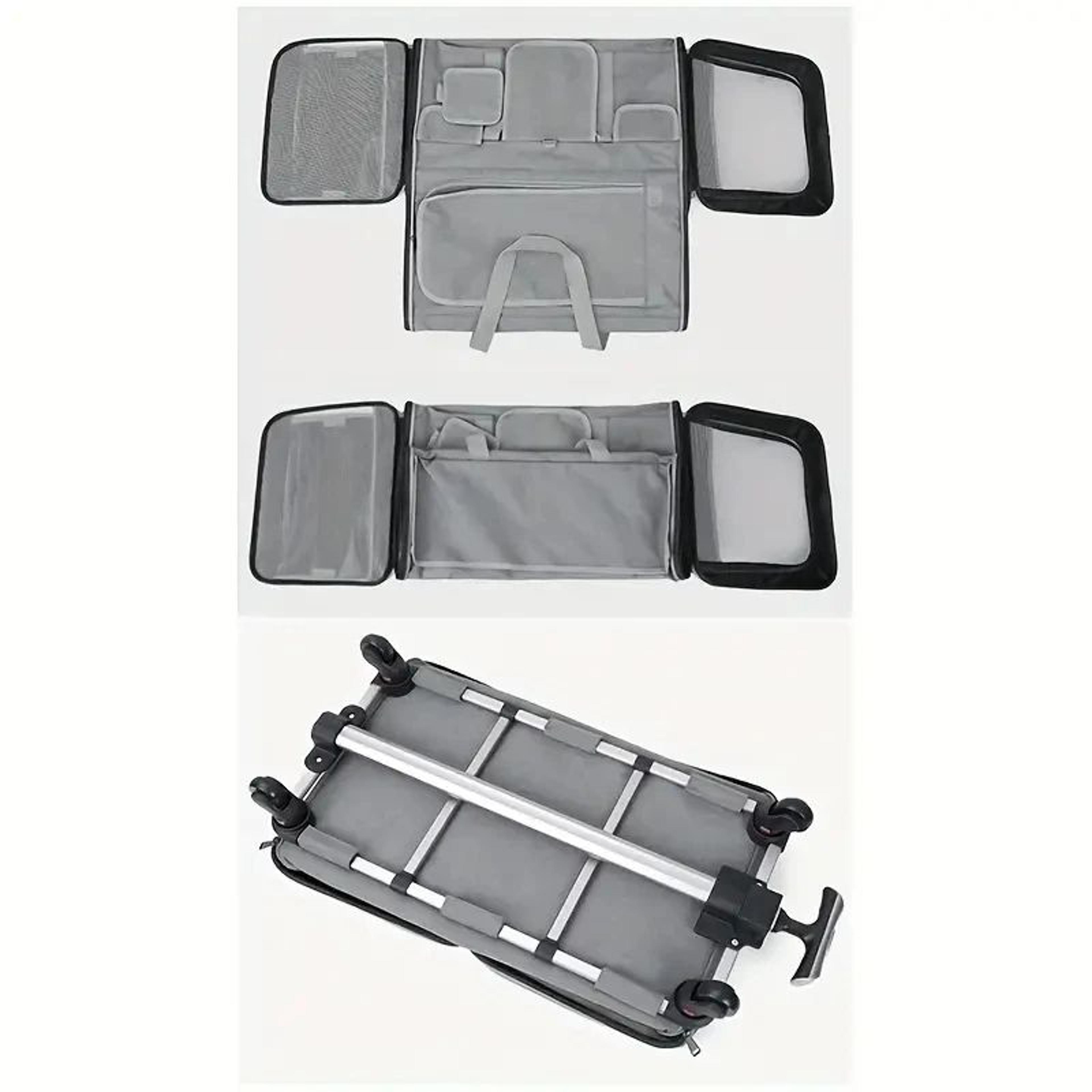 Extra Large Foldable Pet Travel Carrier With Trolley 4