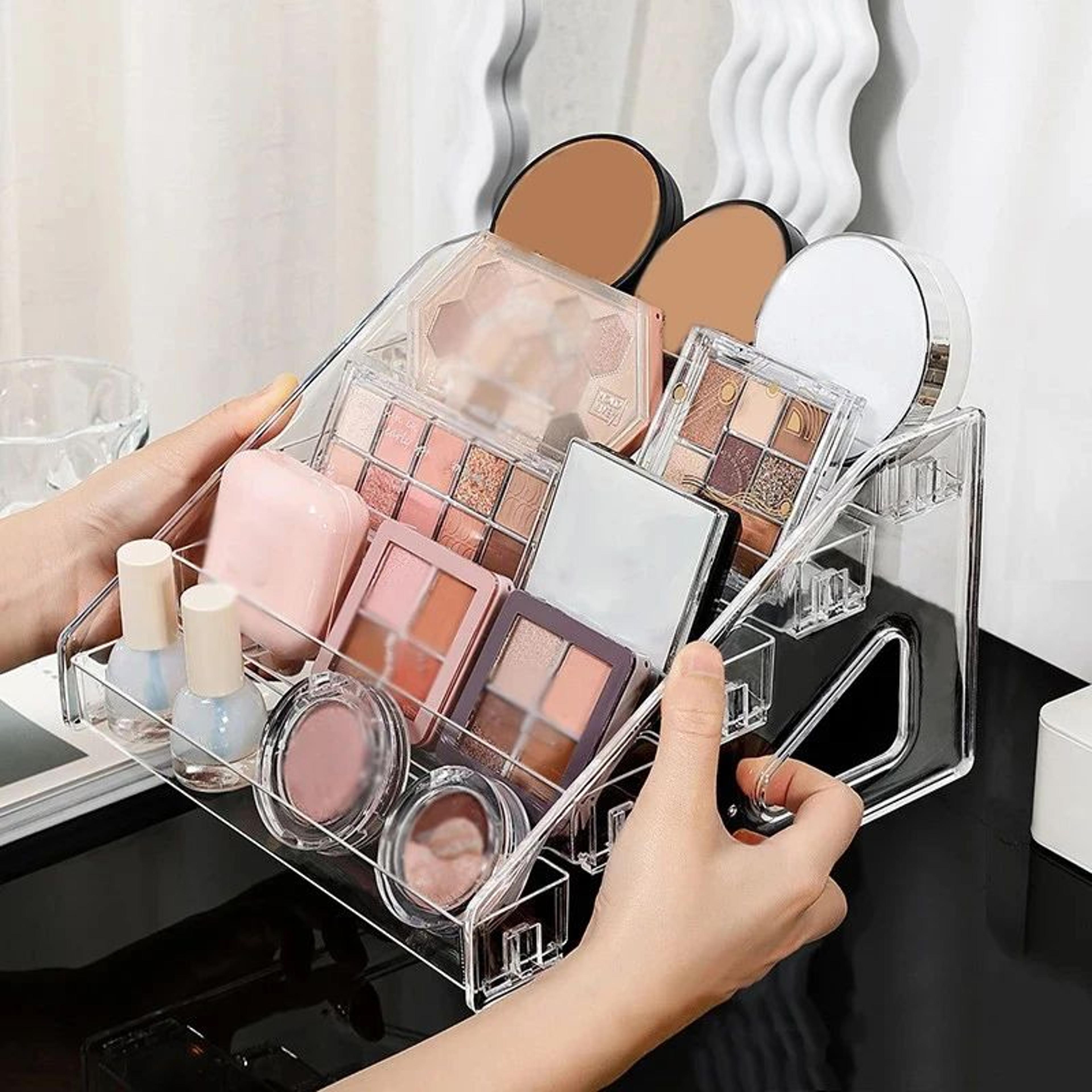 Clear Acrylic Tiered Display Organizer Stand 1