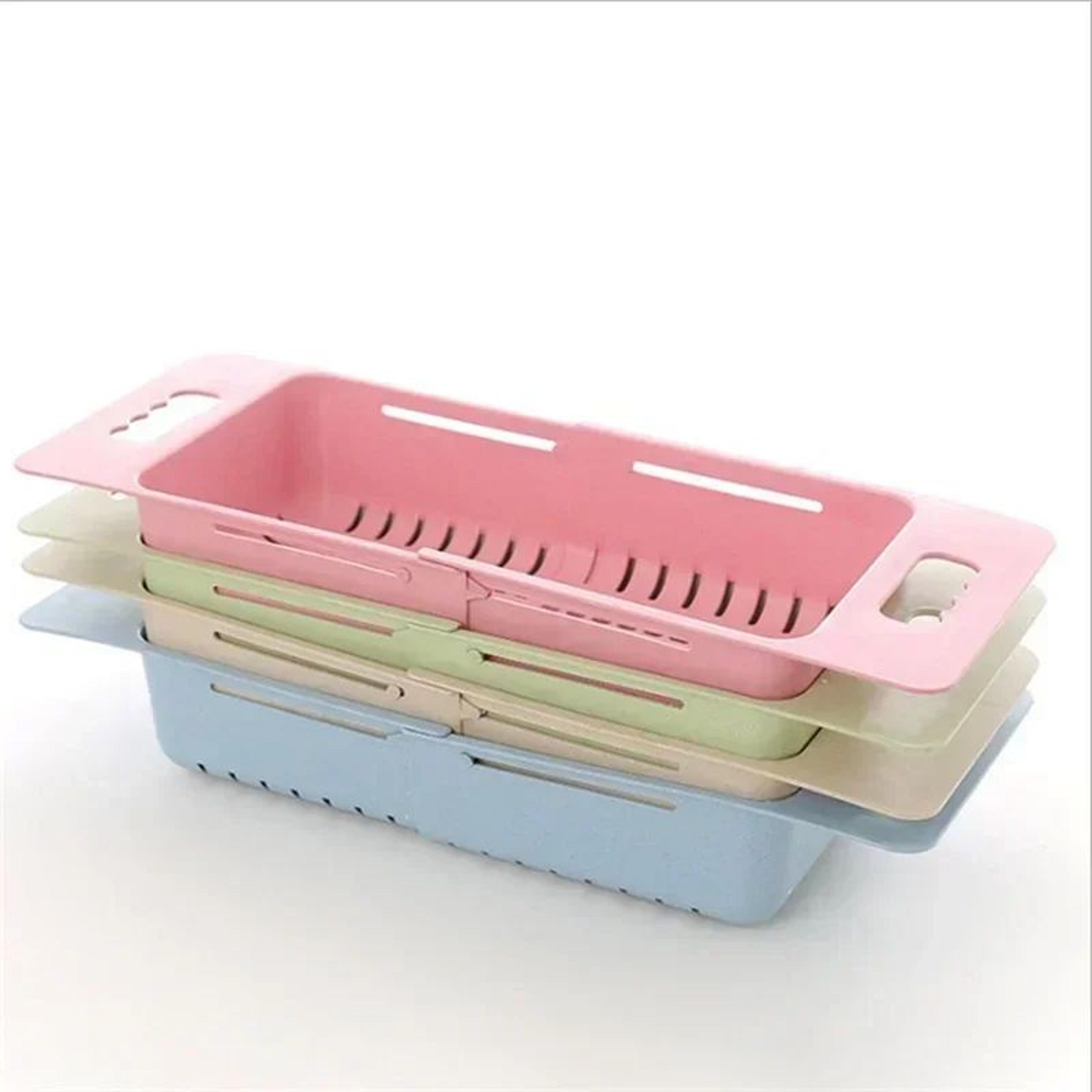 Adjustable Sink Drain Basket For Fruits Vegetables And Dishes 3