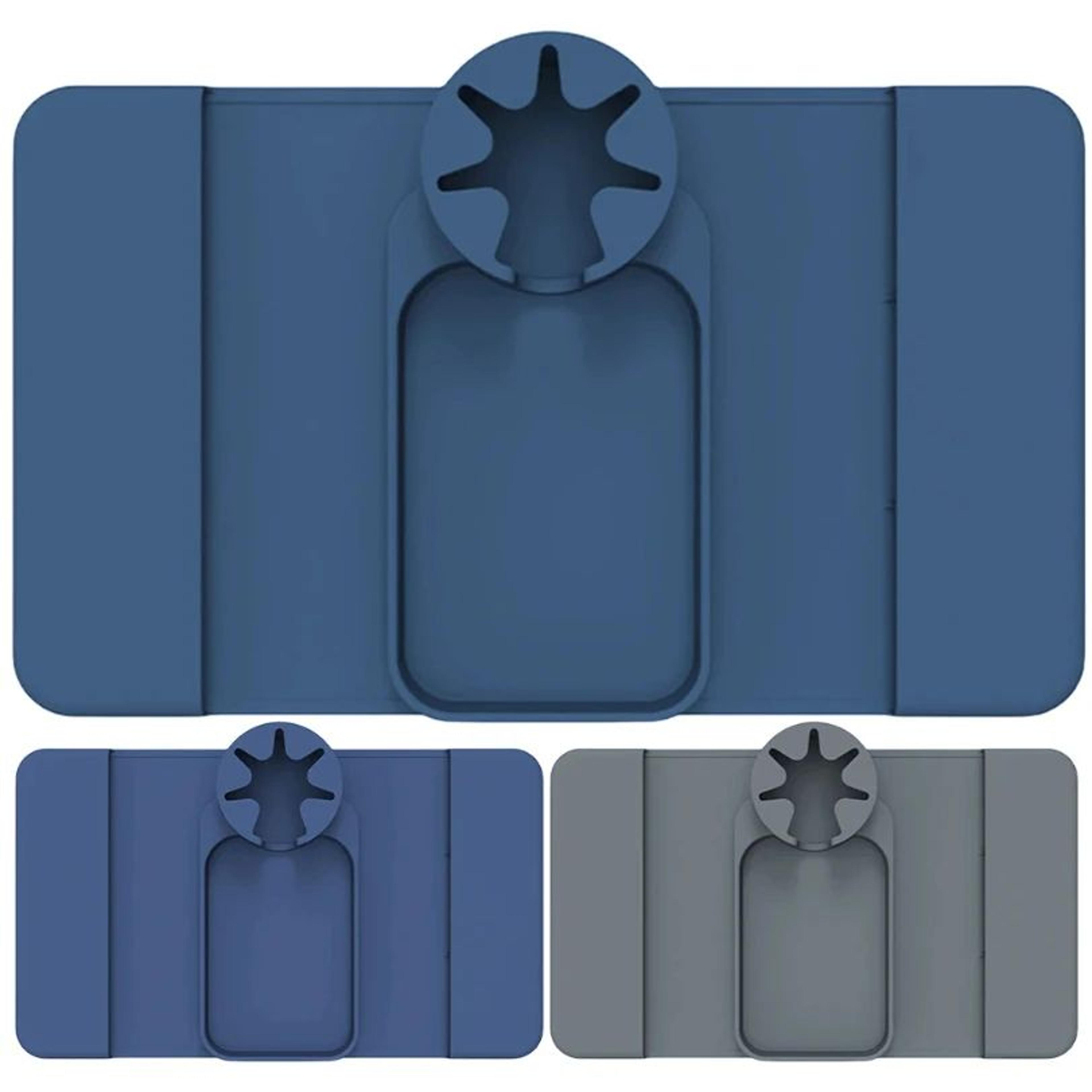 Silicone Sofa Armrest Cup Holder Tray With Storage Pockets 3