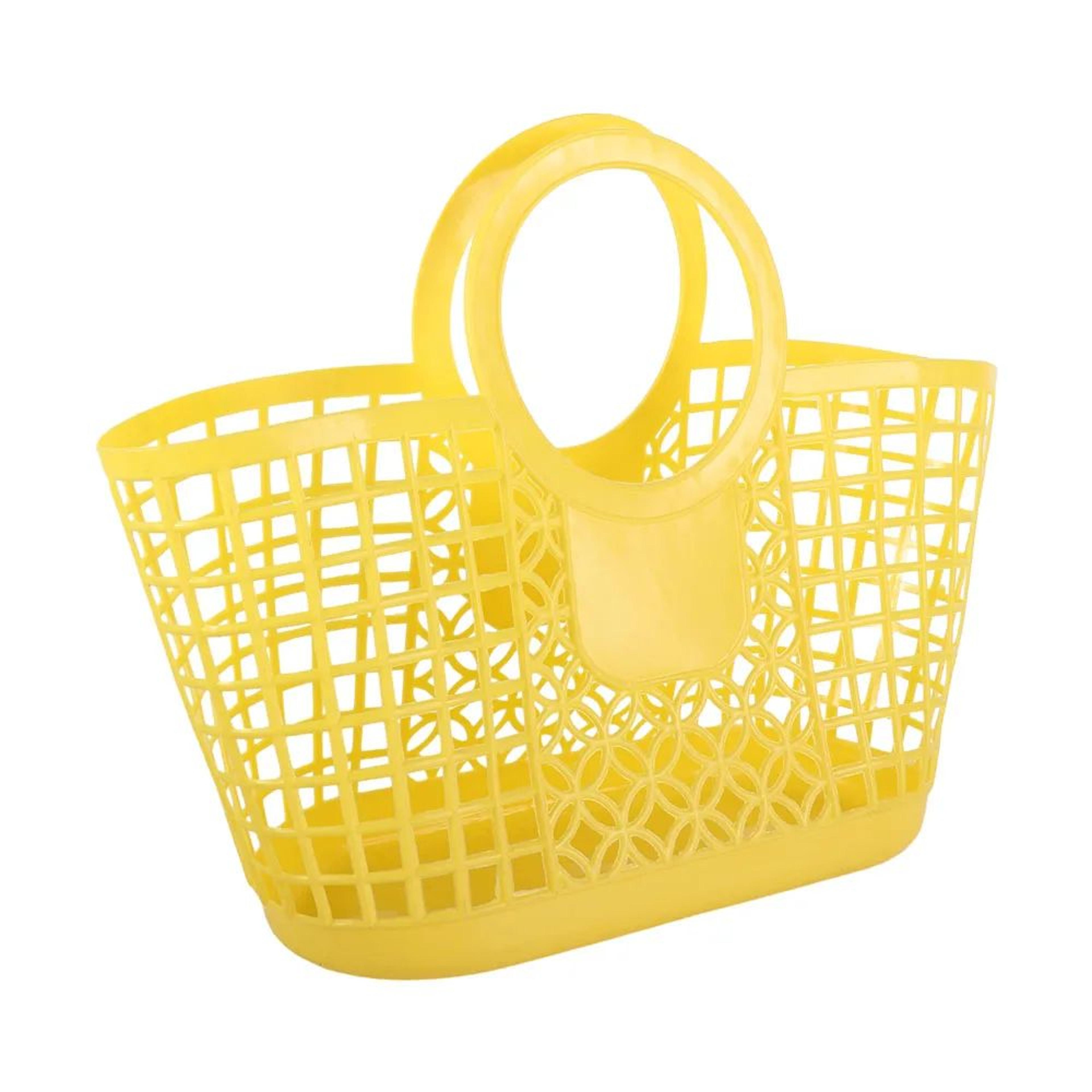 Portable Hollow Plastic Storage Basket For Kitchen And Home Organization 10