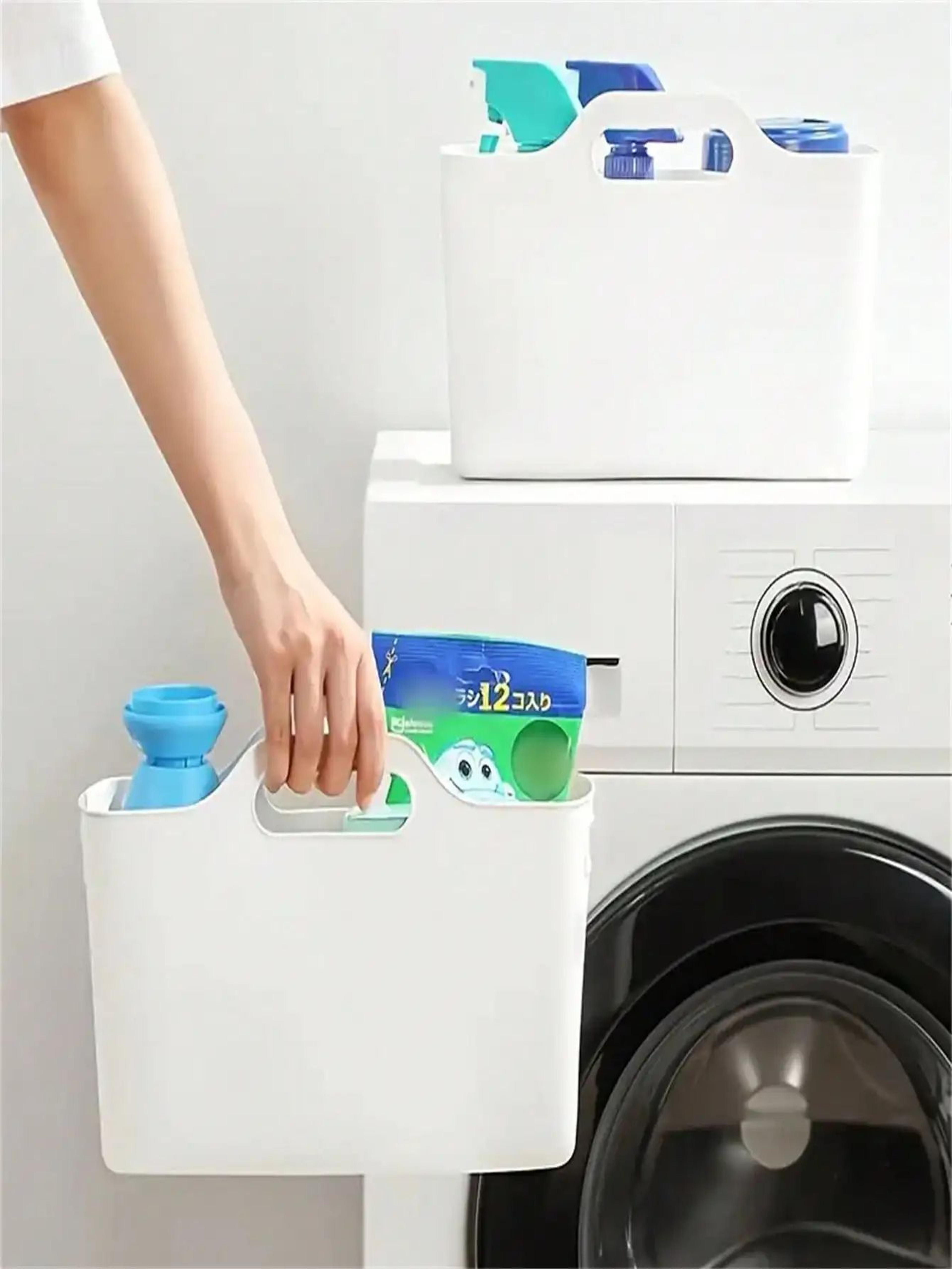 Portable Cleaning Supplies Storage Basket For Home Organization 4