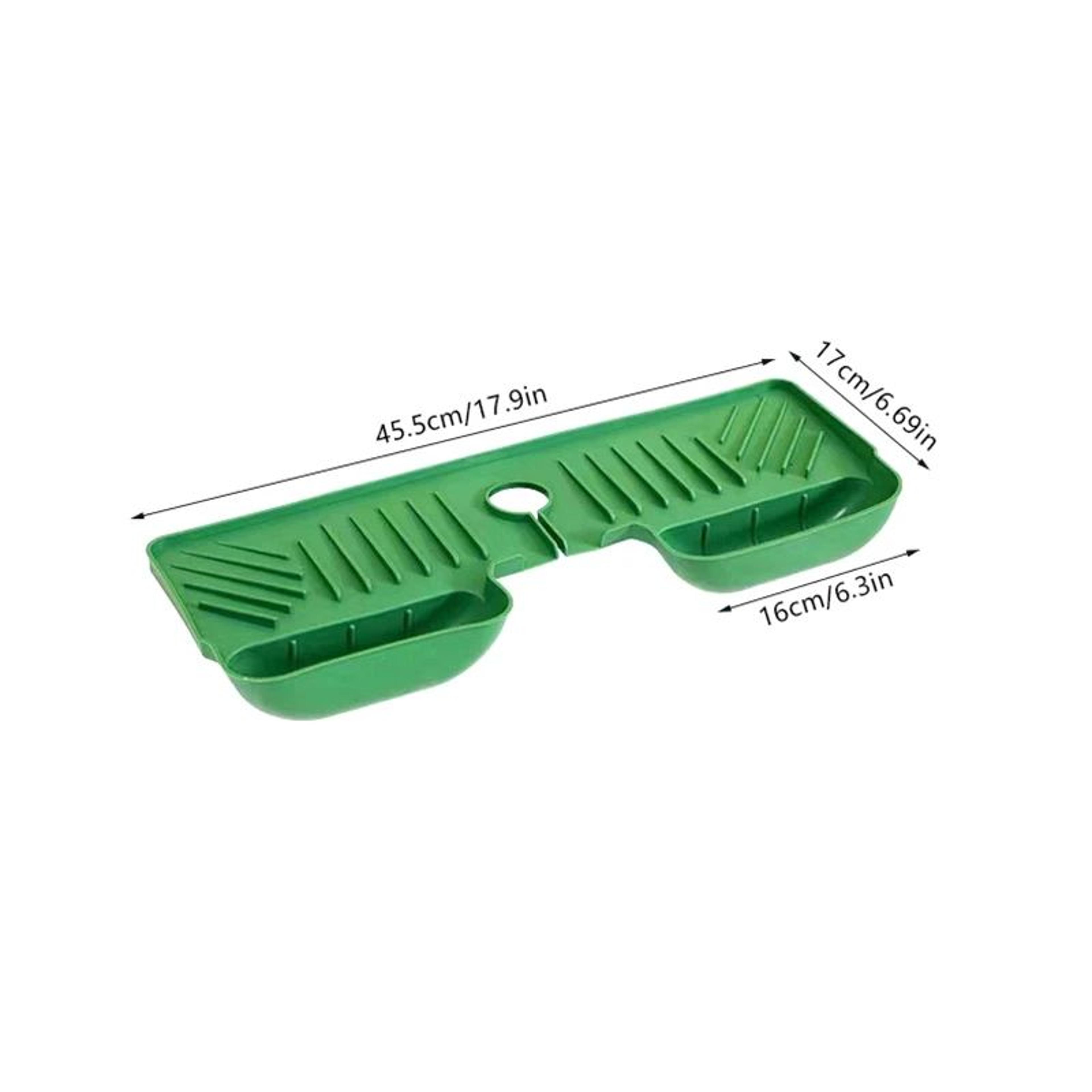 Silicone Sink Splash Guard Mat With Drainage Organizer 5