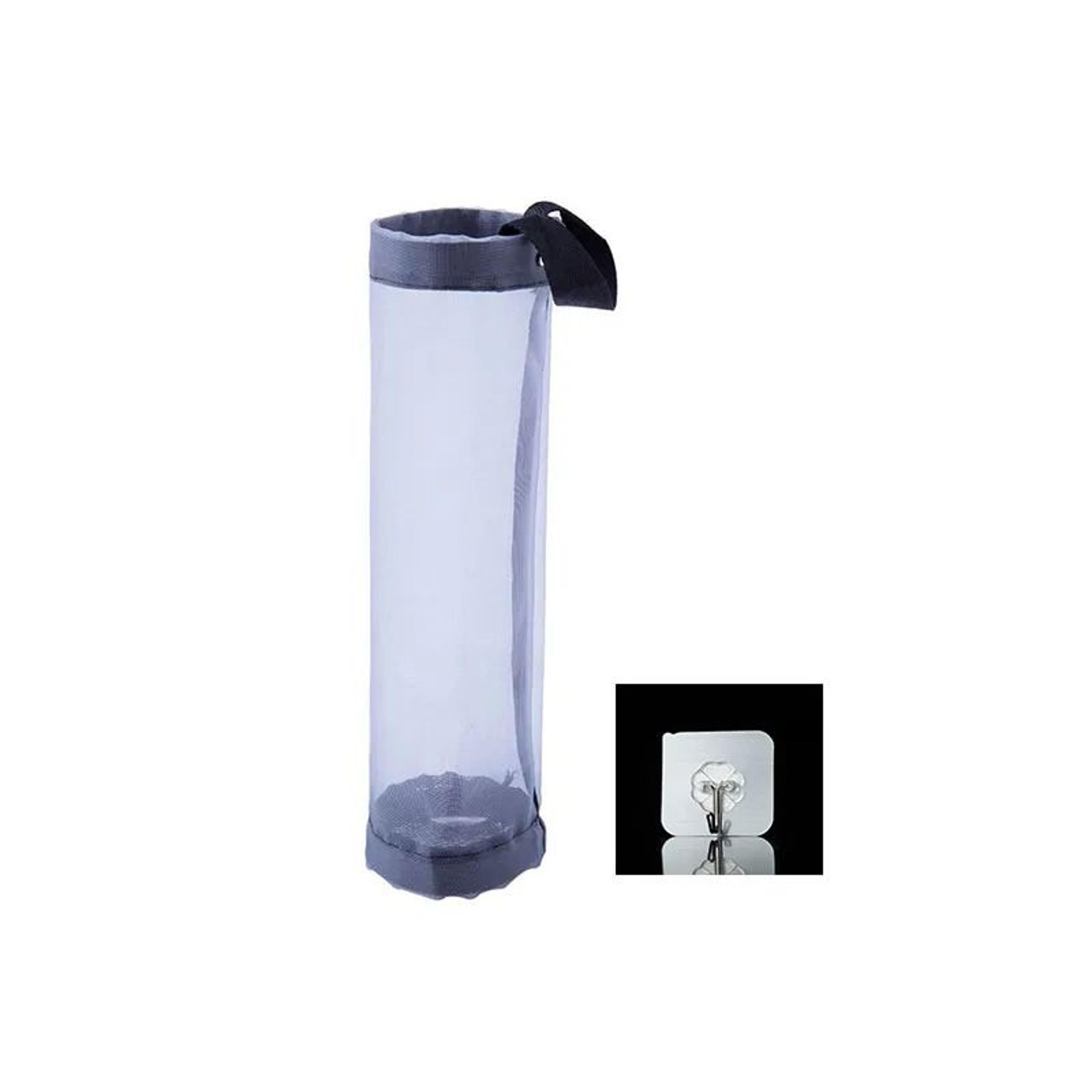 Wall Mounted Trash Bag Dispenser Storage Pouch Organizer 8