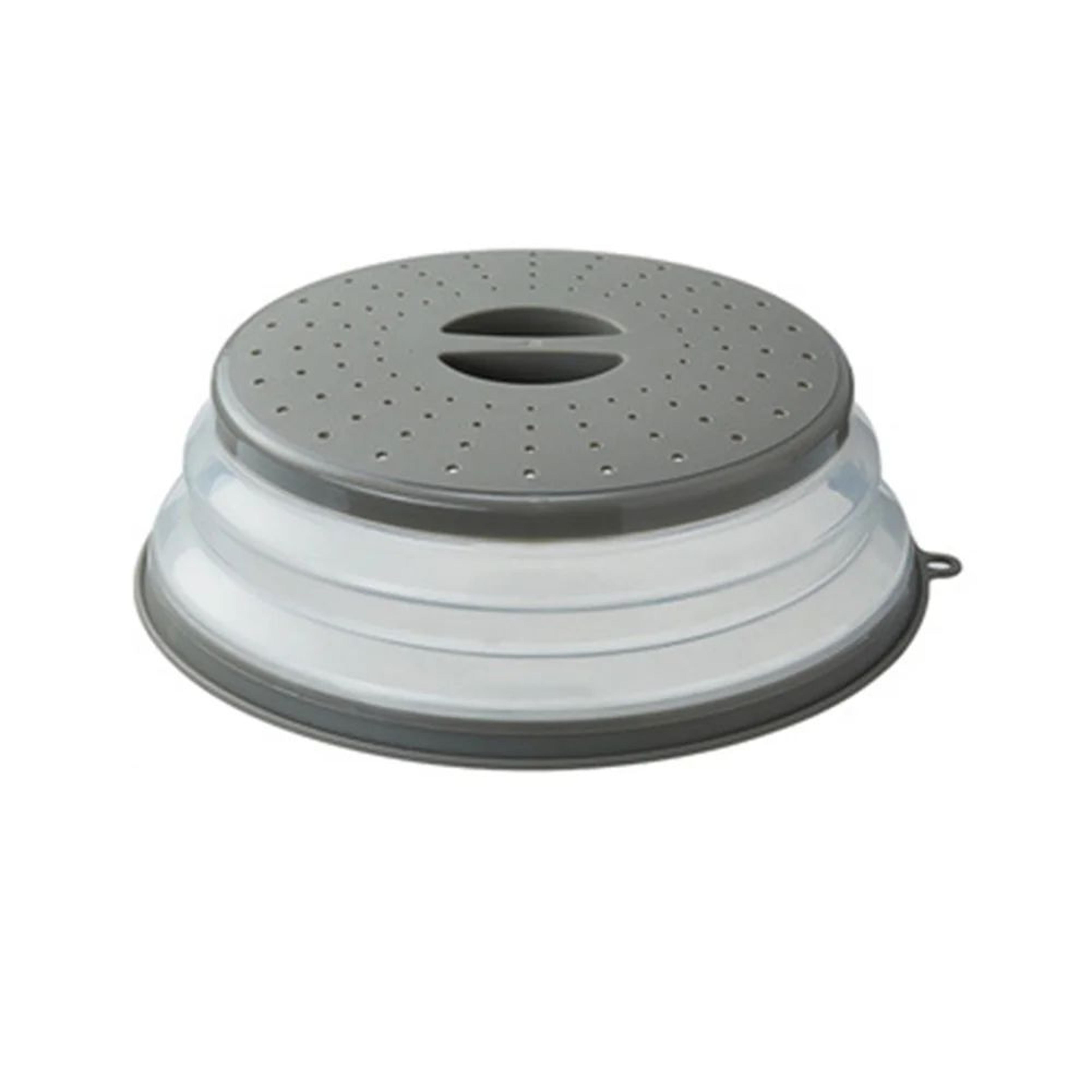 Foldable Silicone Microwave Splatter Cover With Storage Hook 6